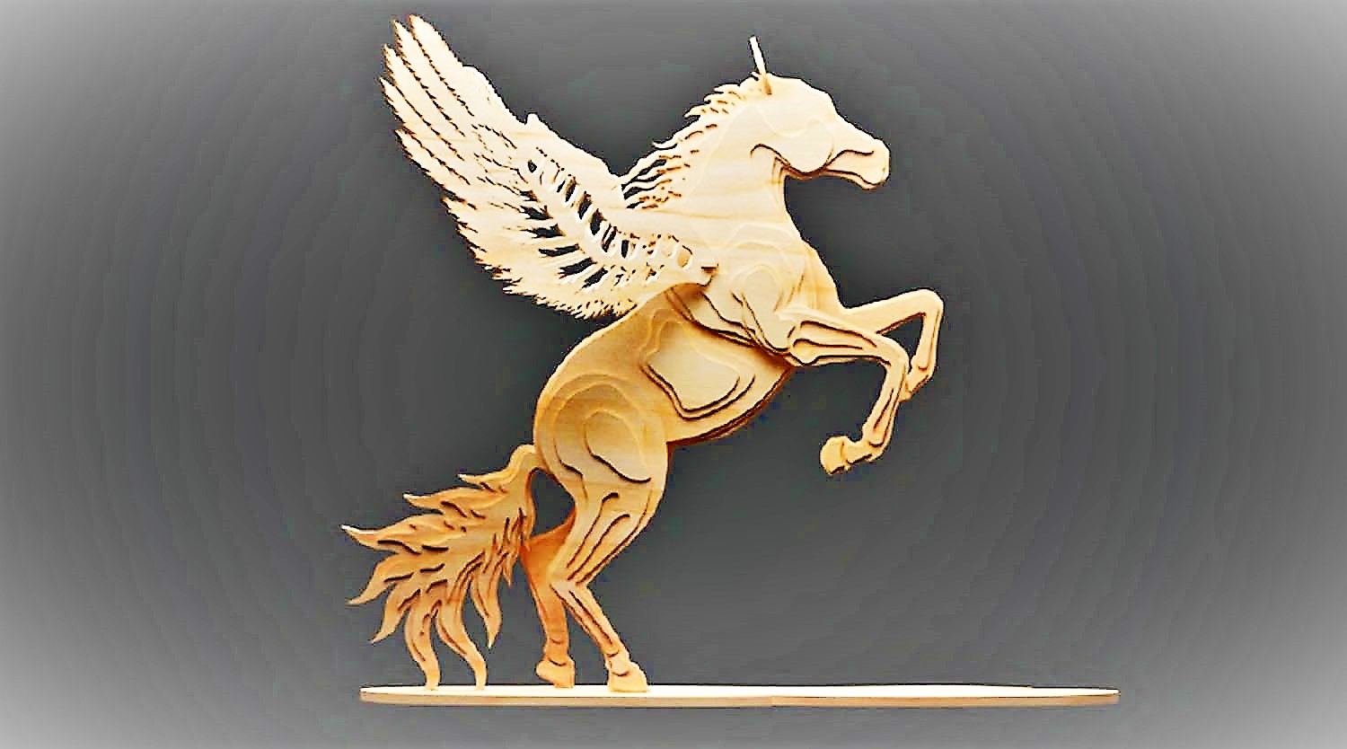 Digital Template Cnc Router Files Cnc Pegasus Files for Wood Inspire Uplift