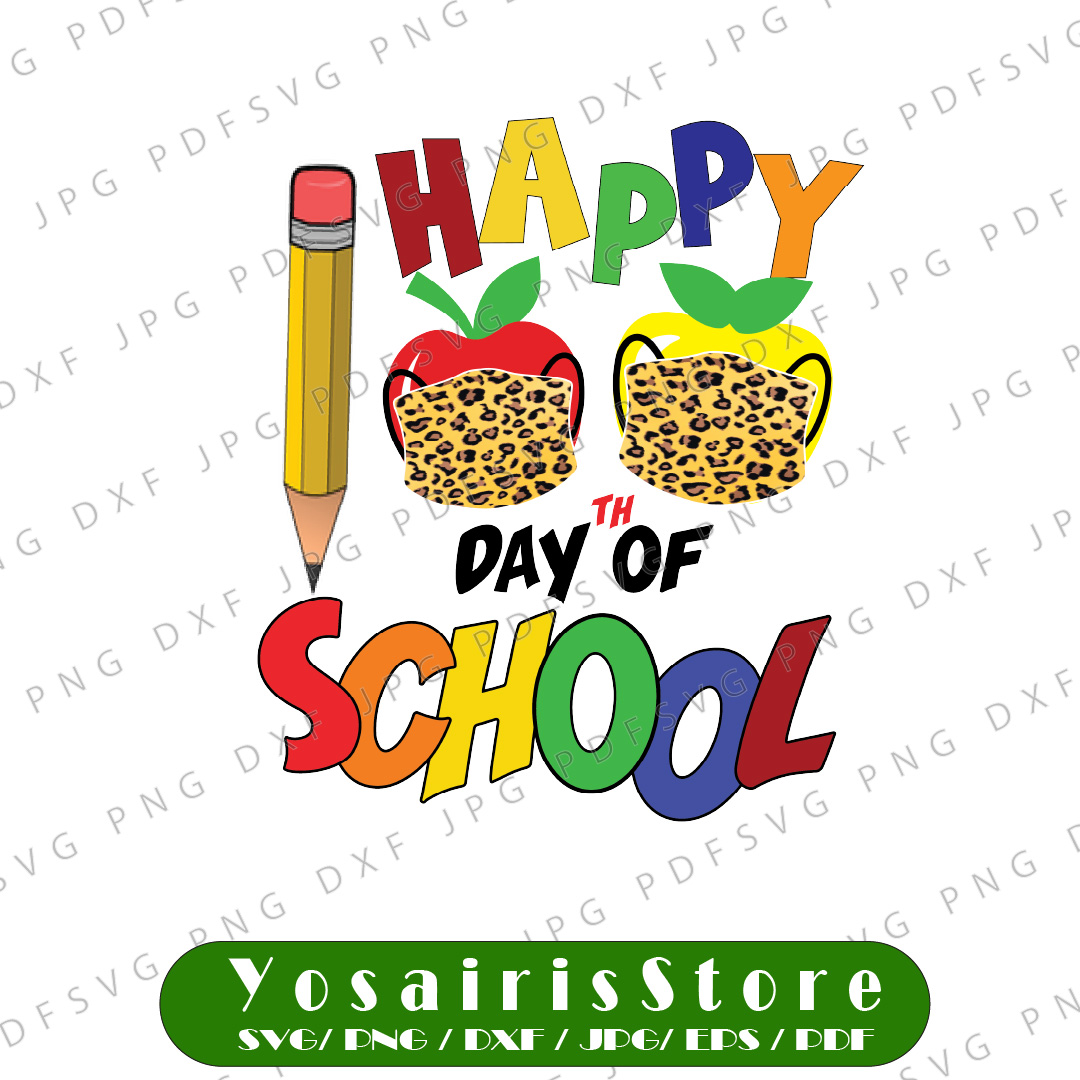 Happy 100th Day of School Png, 100 Days Smarter PNG, 100th D | Inspire ...
