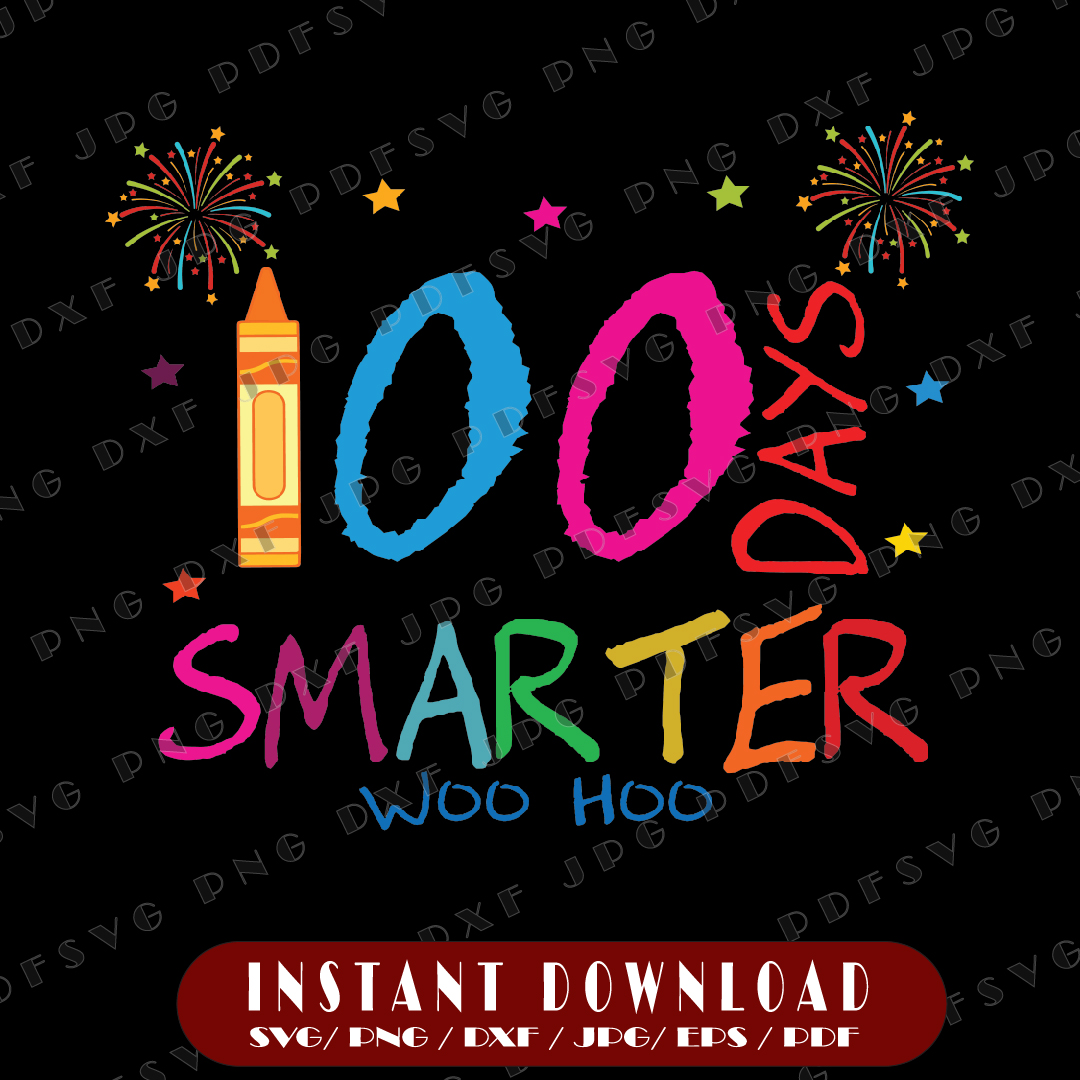 100 Days Smarter Svg, 100th Day Of School Svg, Boy 100 Days, | Inspire ...