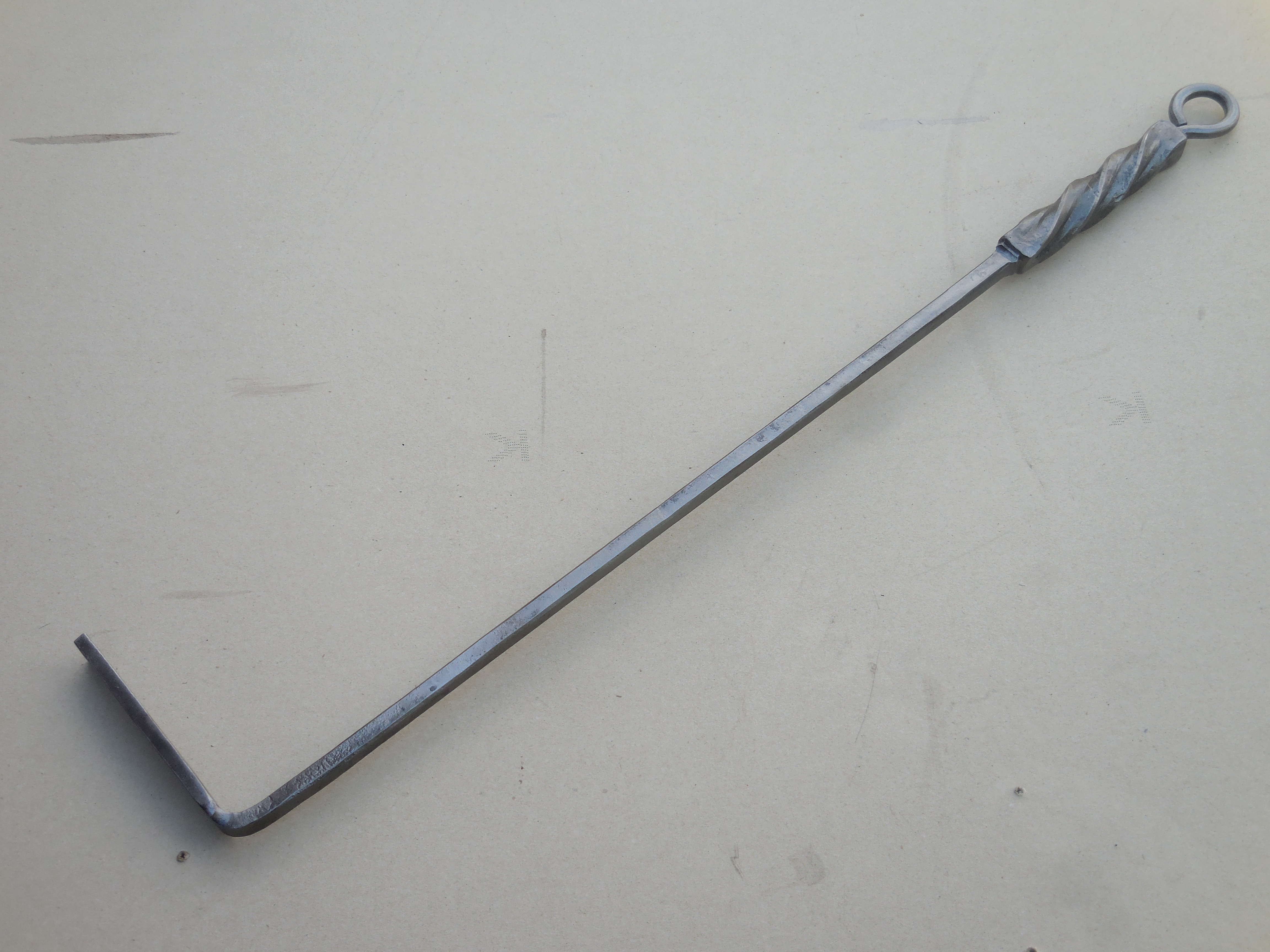 Wrought iron firepoker 21