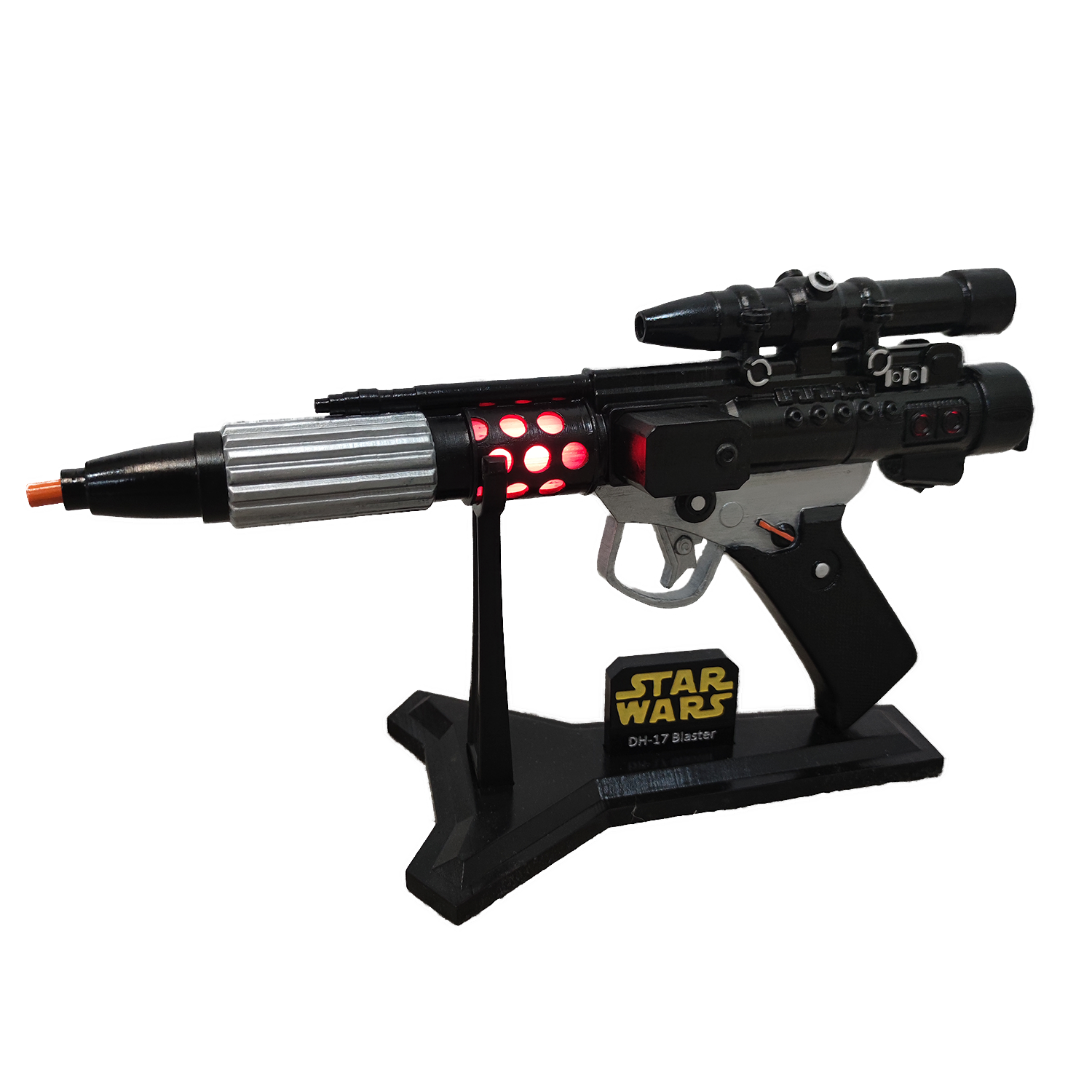 DH17 Blaster prop replica from Star Wars with LEDs and