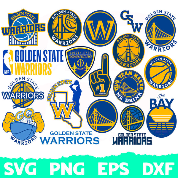 Golden State Warriors Bundle SVG, Golden State Warriors SVG | Inspire ...