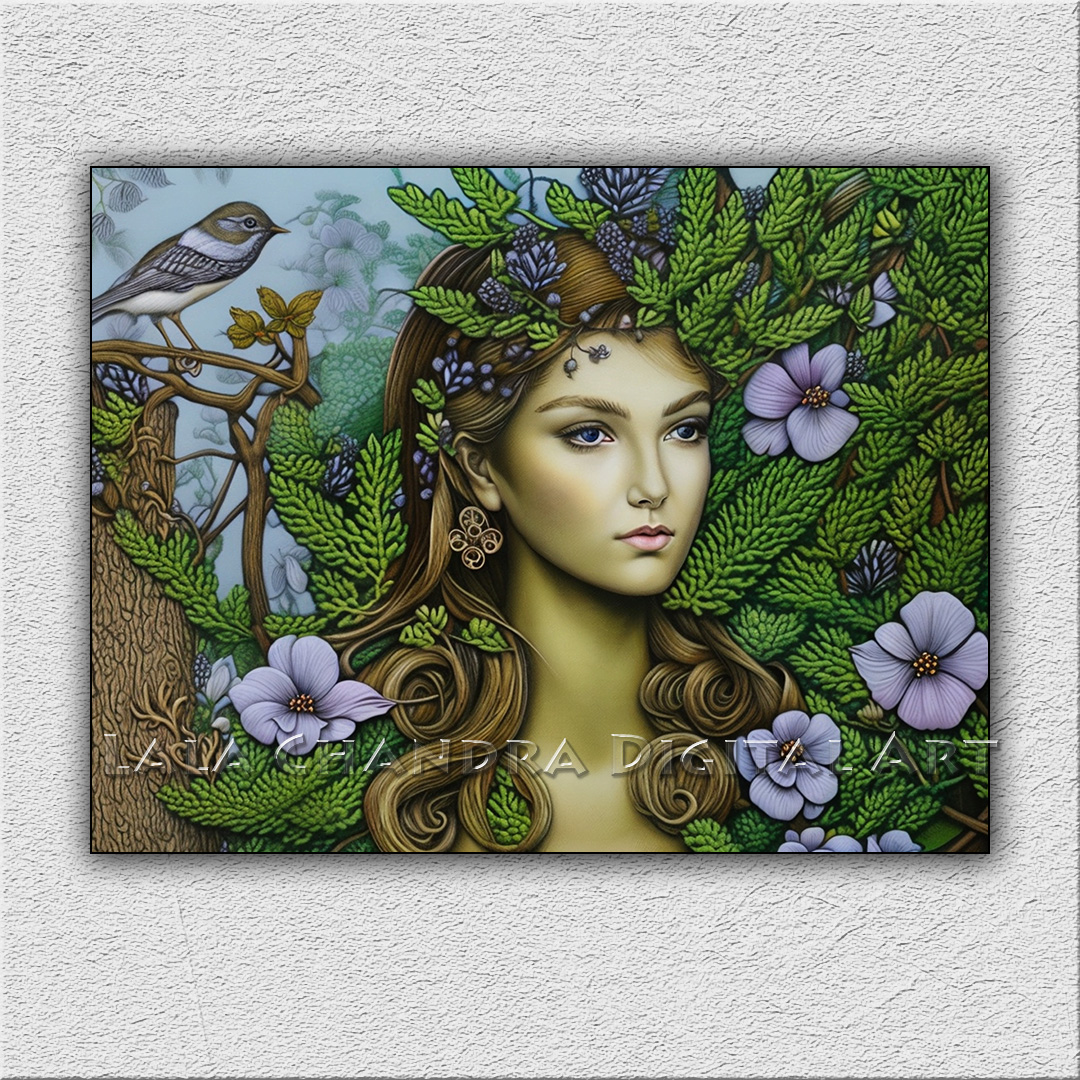 Transfer Print Forest Fairy Wall Decor Wall Art Fantasy P Inspire