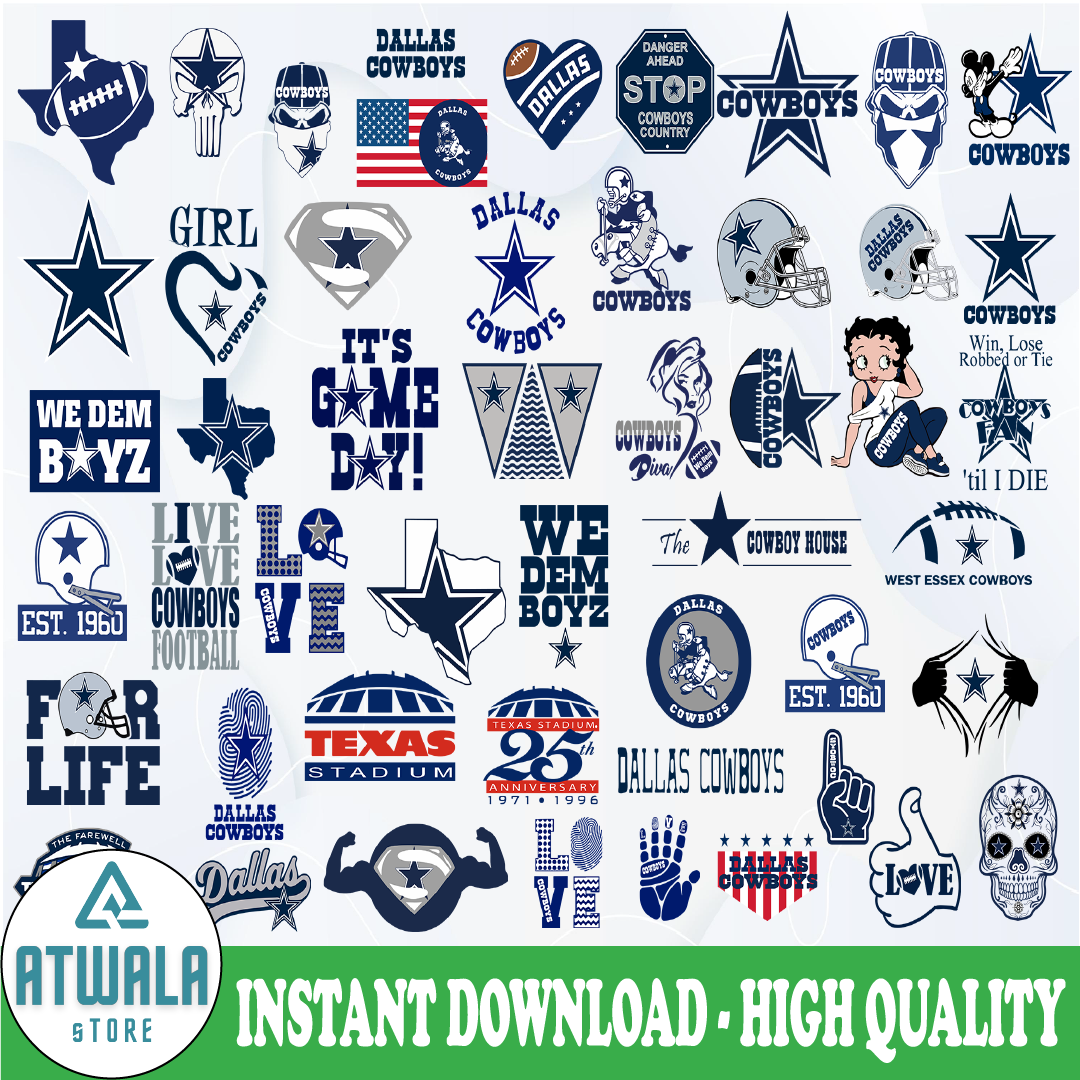 Dallas Cowboys Svg Bundle, Dallas Cowboys svg, NFL teams s | Inspire Uplift