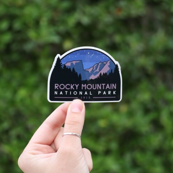 Rocky Mountain National Park Sticker National Park Decal Inspire