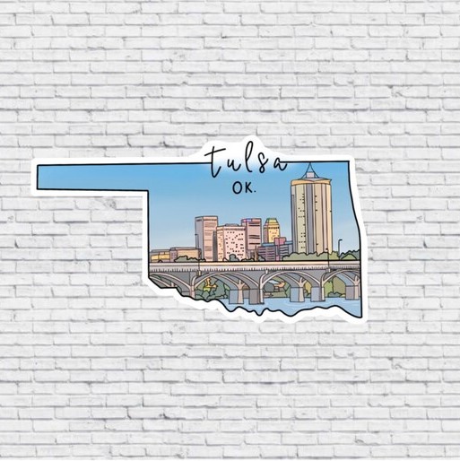 Tulsa Script Tulsa Script Car Decal University Of Tulsa Script Logo Car Decal ...