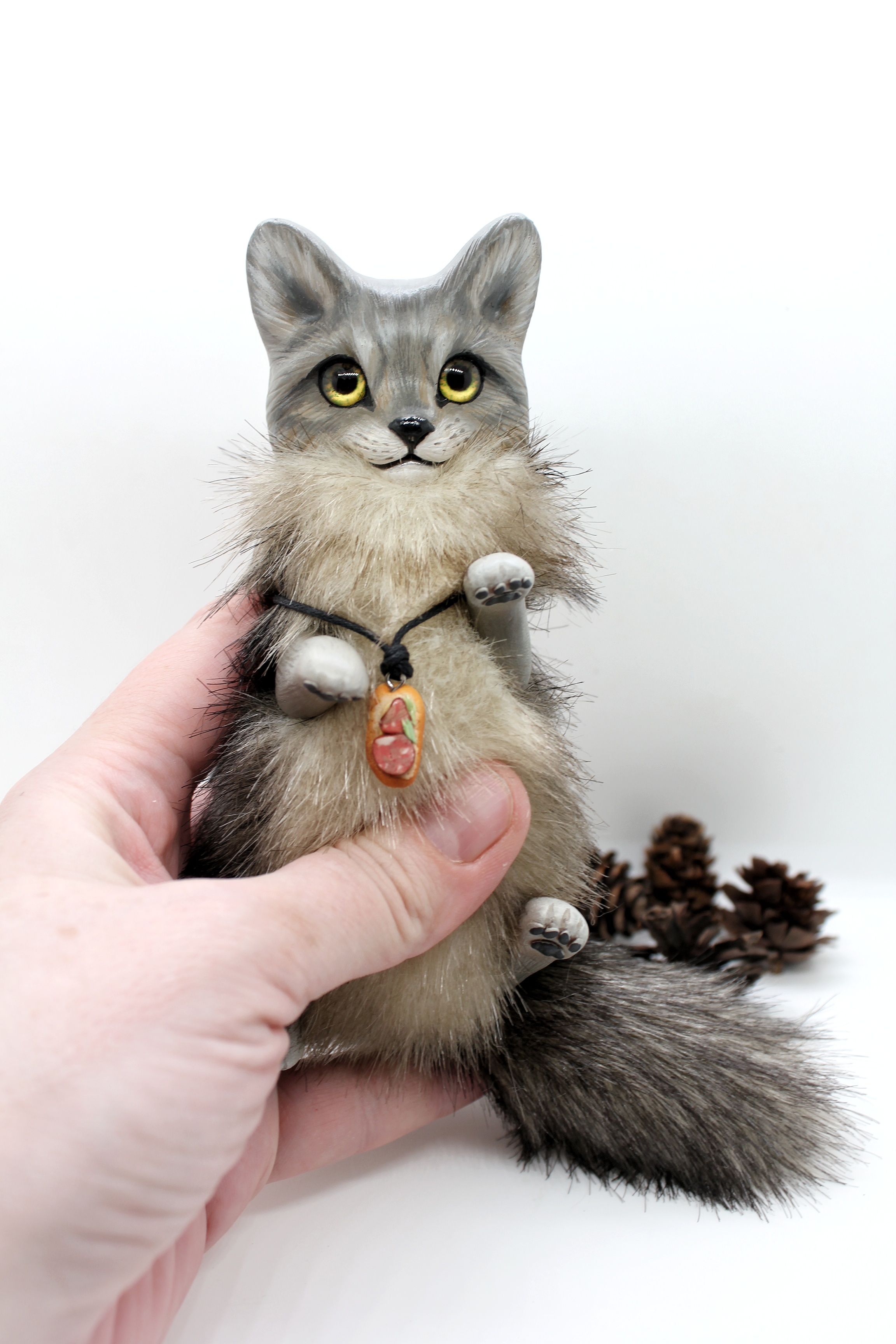 Wolf art doll collectible toy zverikitoys Inspire Uplift