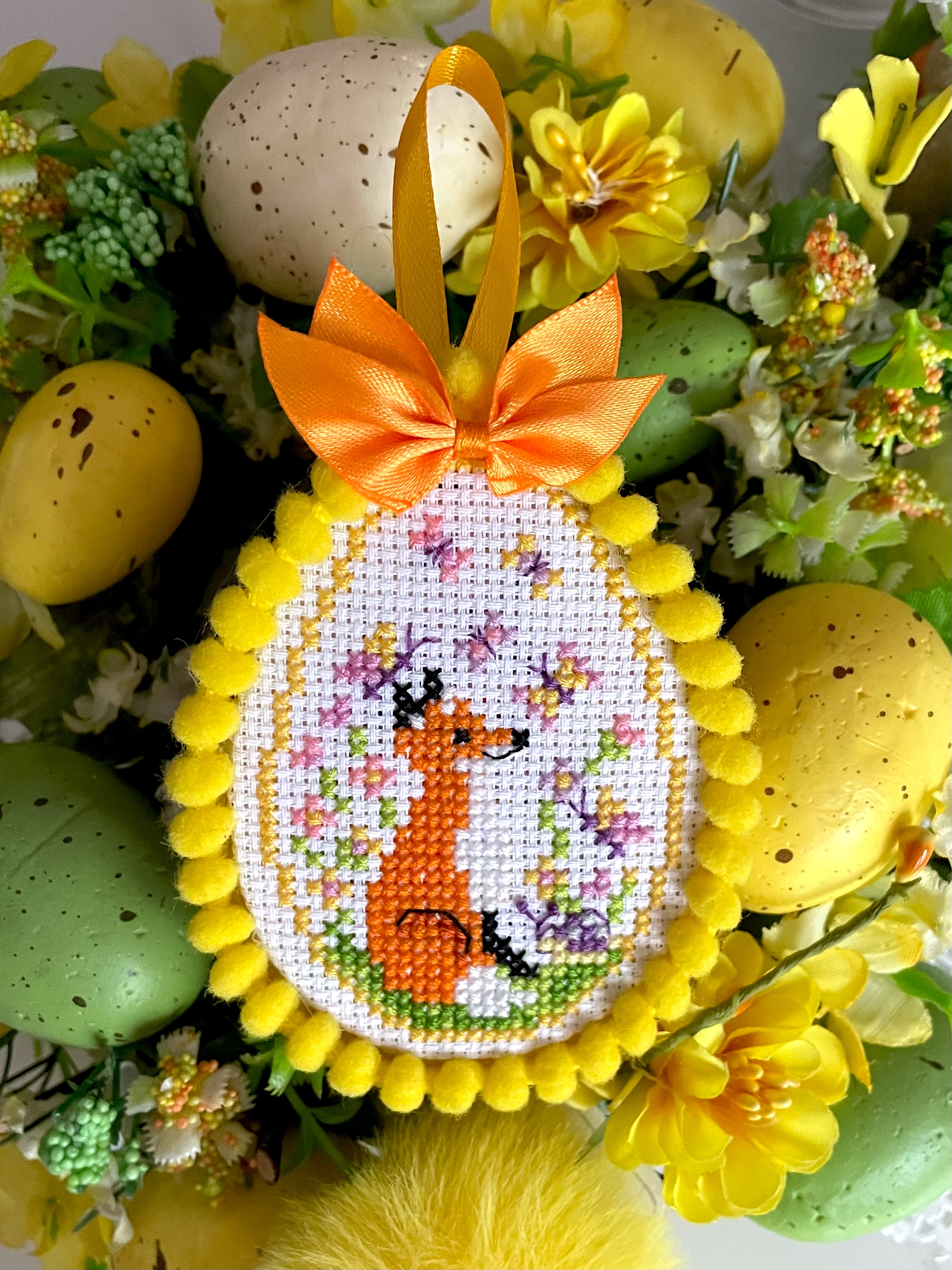 FOX EASTER EGG Ornament cross stitch pattern PDF by CrossSti | Inspire ...