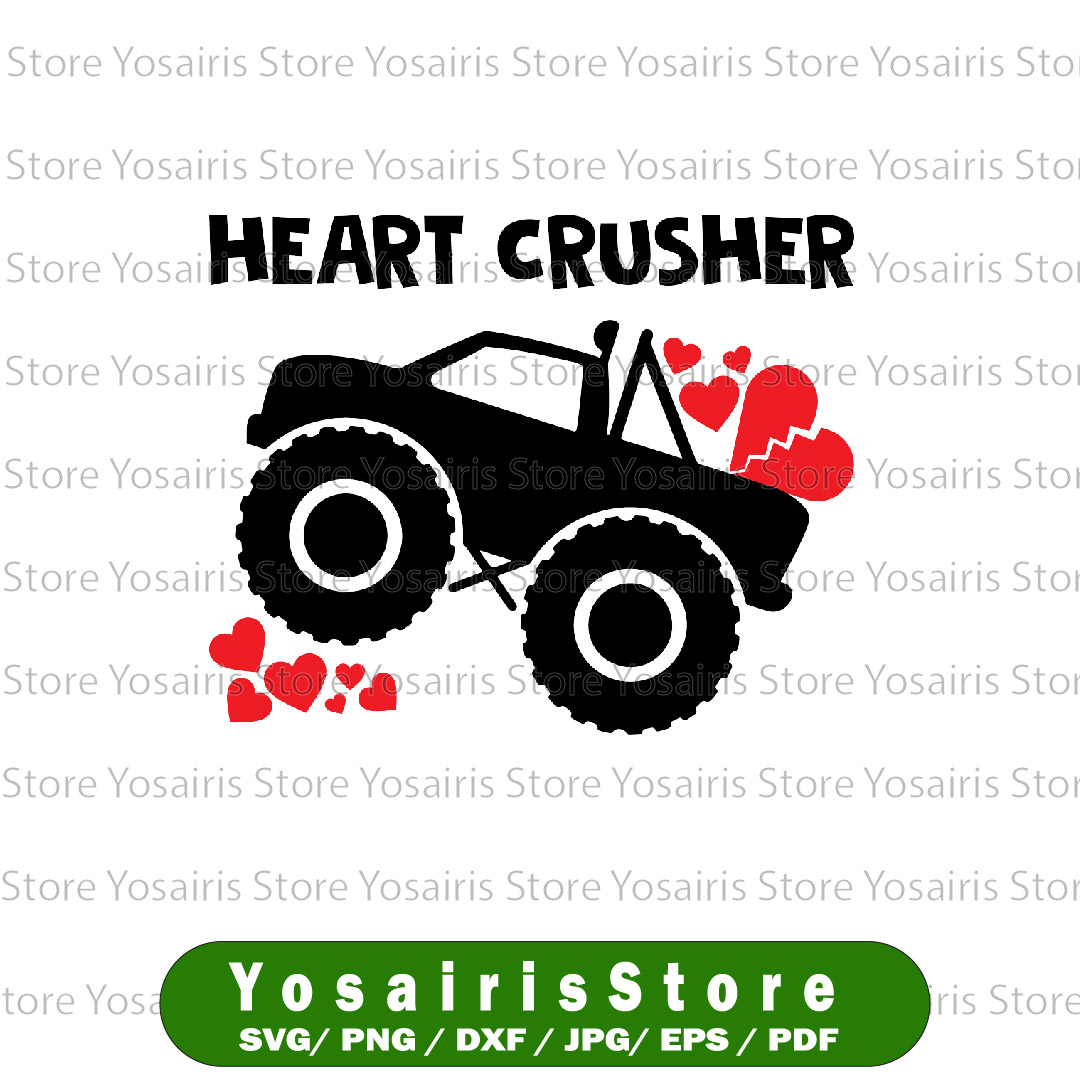 Heart Crusher Svg, Valentines Day Svg, Boy Valentine Svg, Mo - Inspire