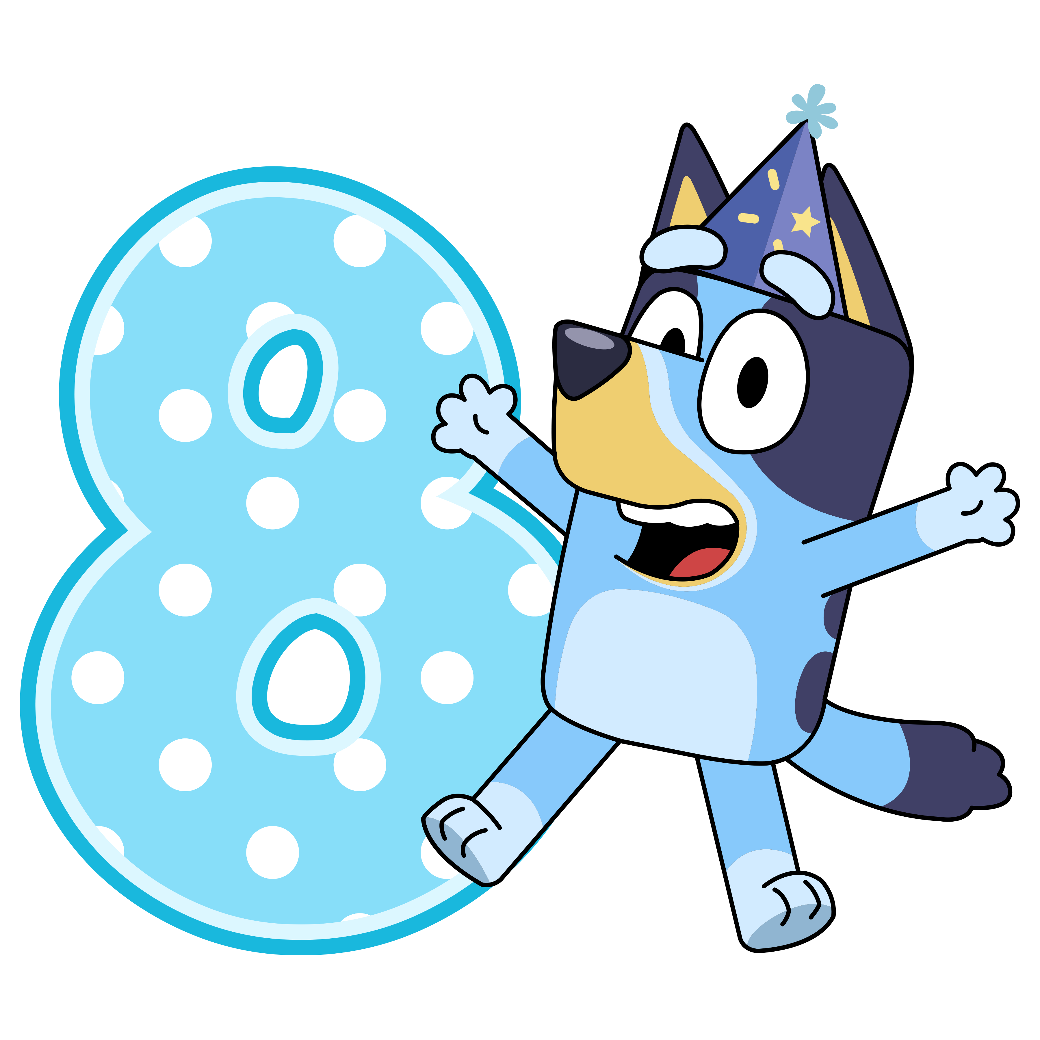 Bluey 6th Birthday Svg Bluey Birthday Svg Bluey Svg 51 OFF