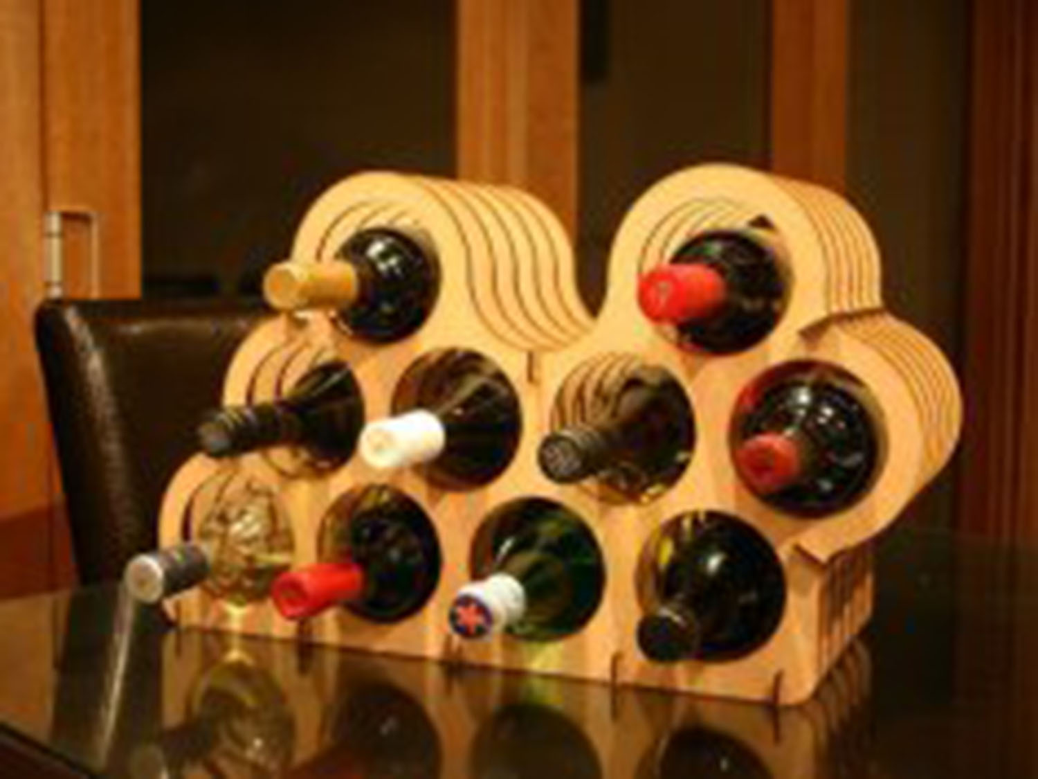 Cnc Router Wine Rack Digital Template Cnc Router Files Cnc Stand Wine Files for W - Inspire ...