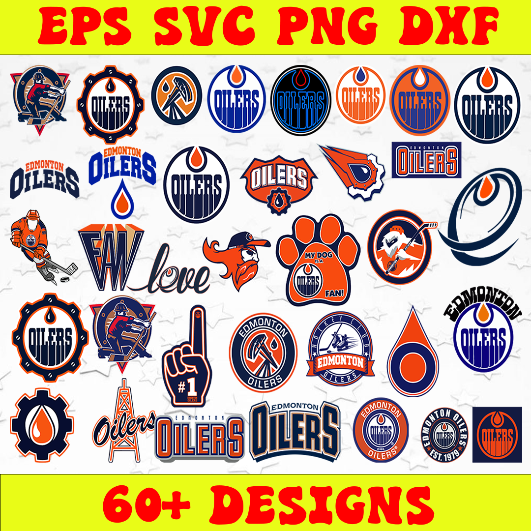 Bundle 35 Files Edmonton Oilers Hockey Team Svg, Edmonton Oi Inspire