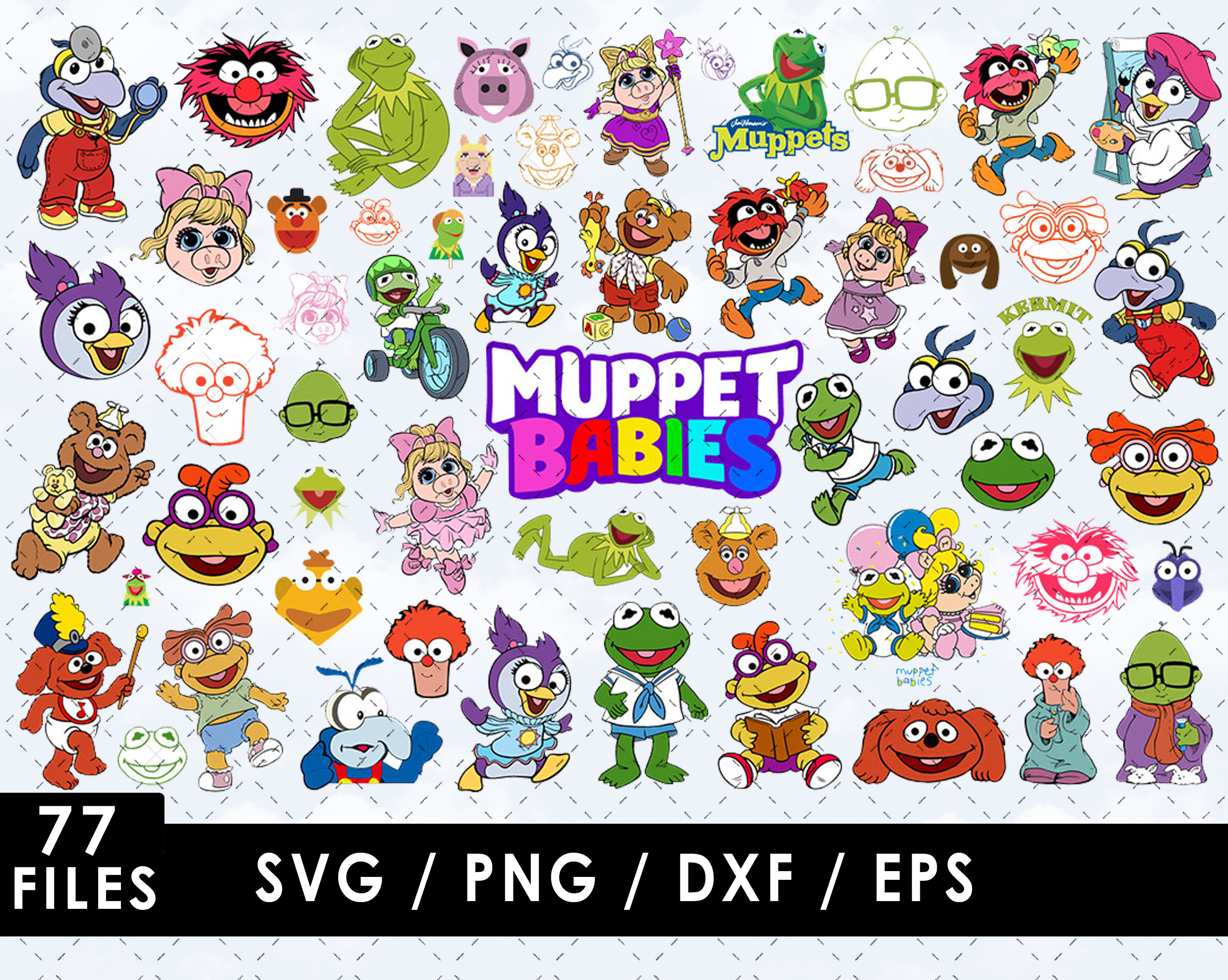 Muppet Vector Muppets Babies Svg Files, Muppets Babies Svg Files, Vector P | Inspire ...