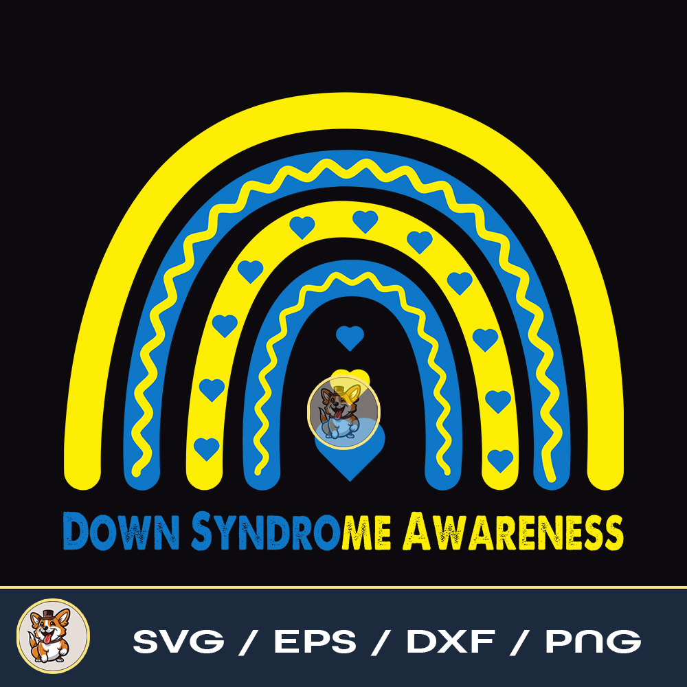 Down Syndrome Awareness File Download PNG SVG EPS DXF - Inspire Uplift