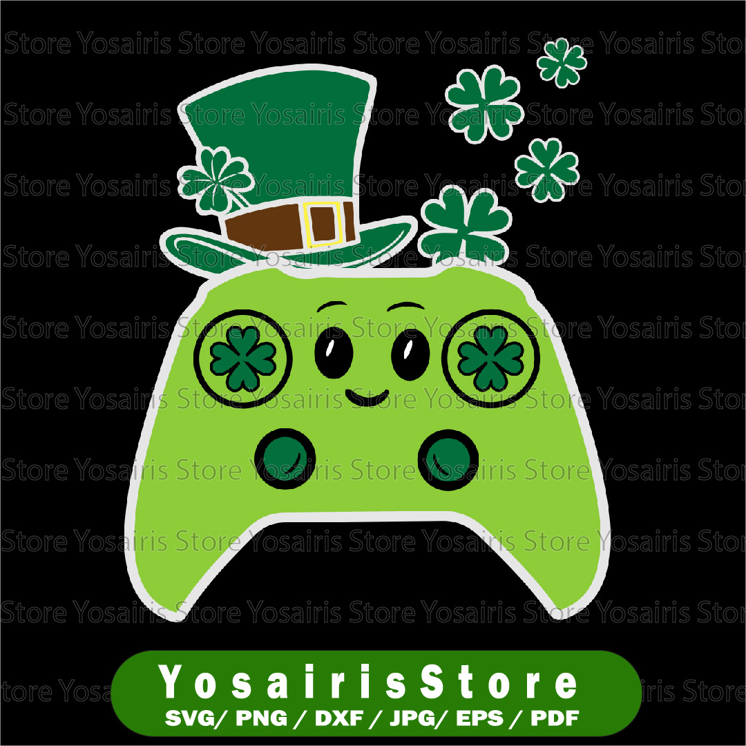 Irish Video Game Controller Svg png, St Patrick Day Gamer Bo - Inspire ...