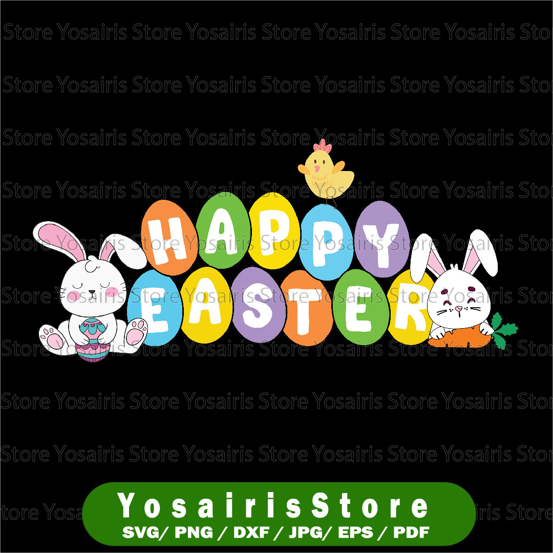 Luca-S Happy Easter - Cross Stitch Kit - 123Stitch