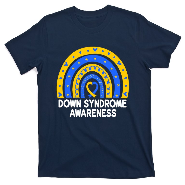 Down Syndrome Awareness Rainbow T21 Yellow Blue Ribbon File | Inspire ...