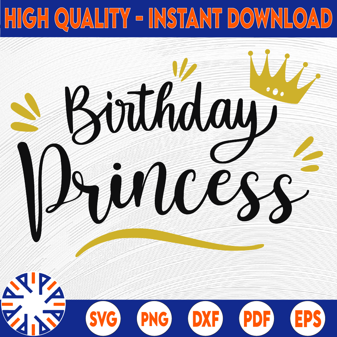 Birthday Princess Svg, Birthday Girl Svg, Birthday svg and p - Inspire