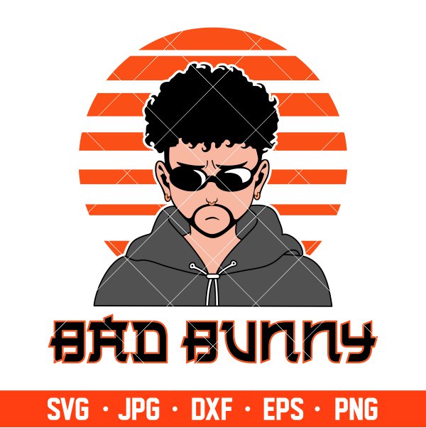 Bad Bunny Yonaguni Svg, Bad Bunny Yonaguni Song Svg, Bad bun Inspire