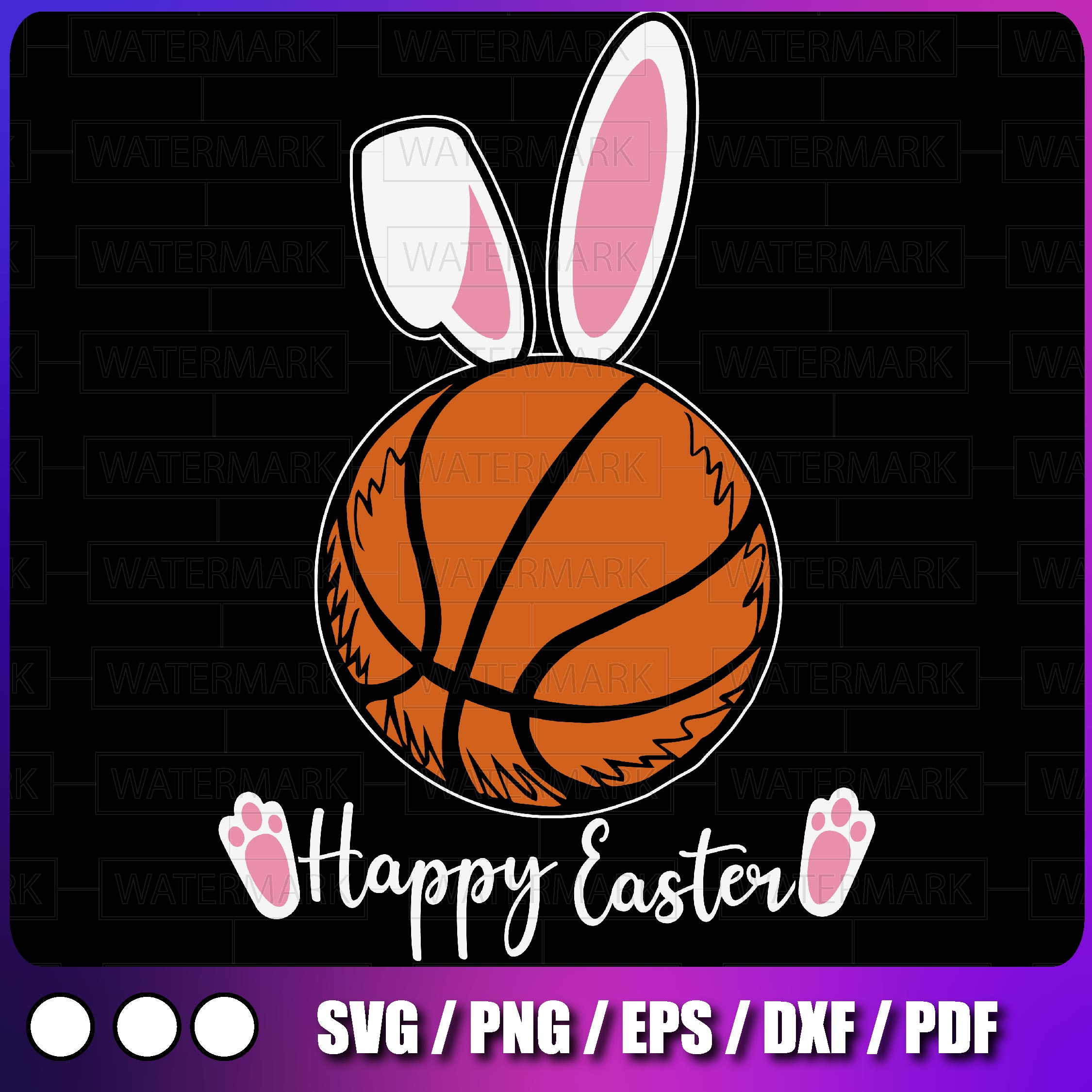 Easter Softball Rabbit Ears SVG, SVG, Cutting file, Easter S Inspire