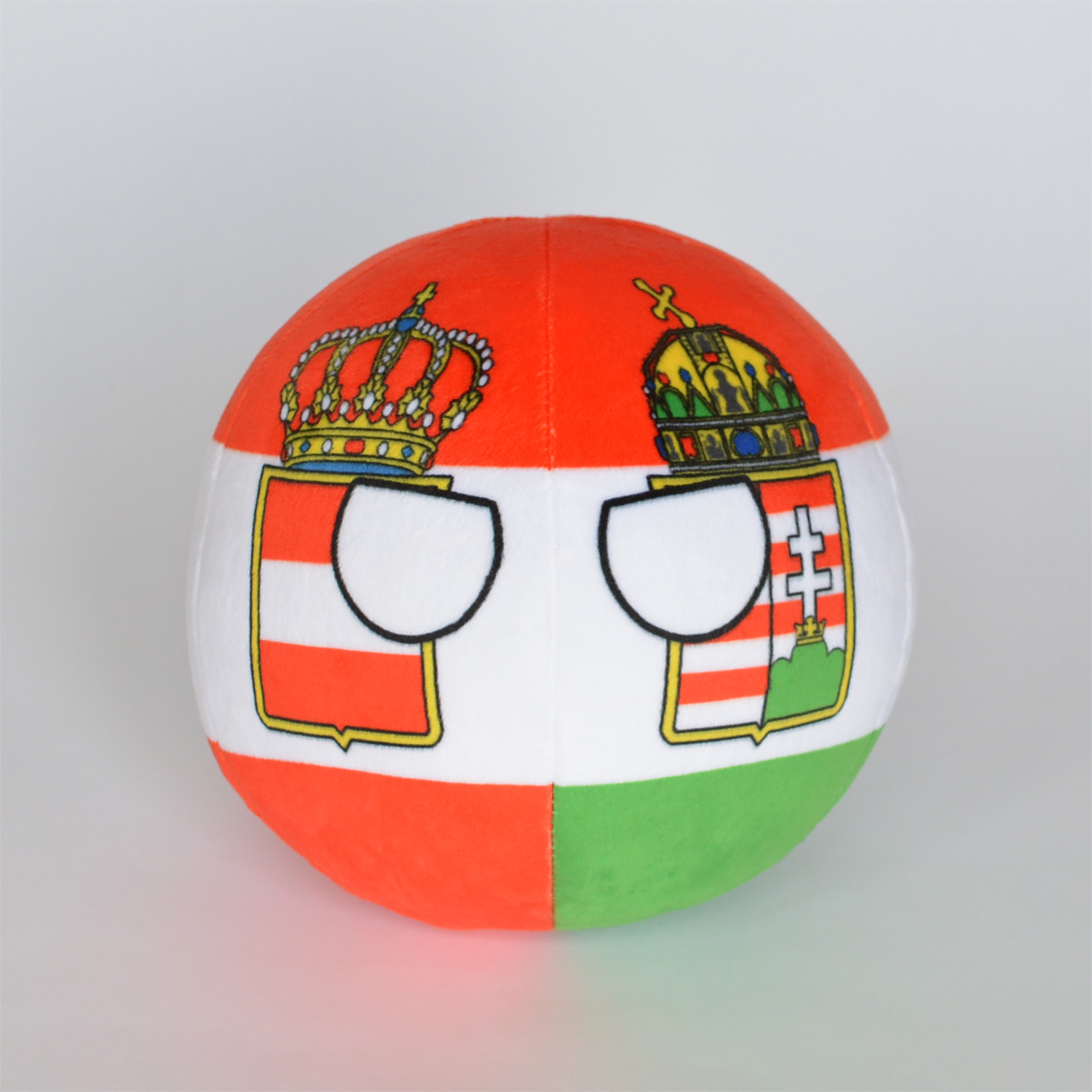Plush countryballs toy with flag of AustriaHungary Inspire Uplift