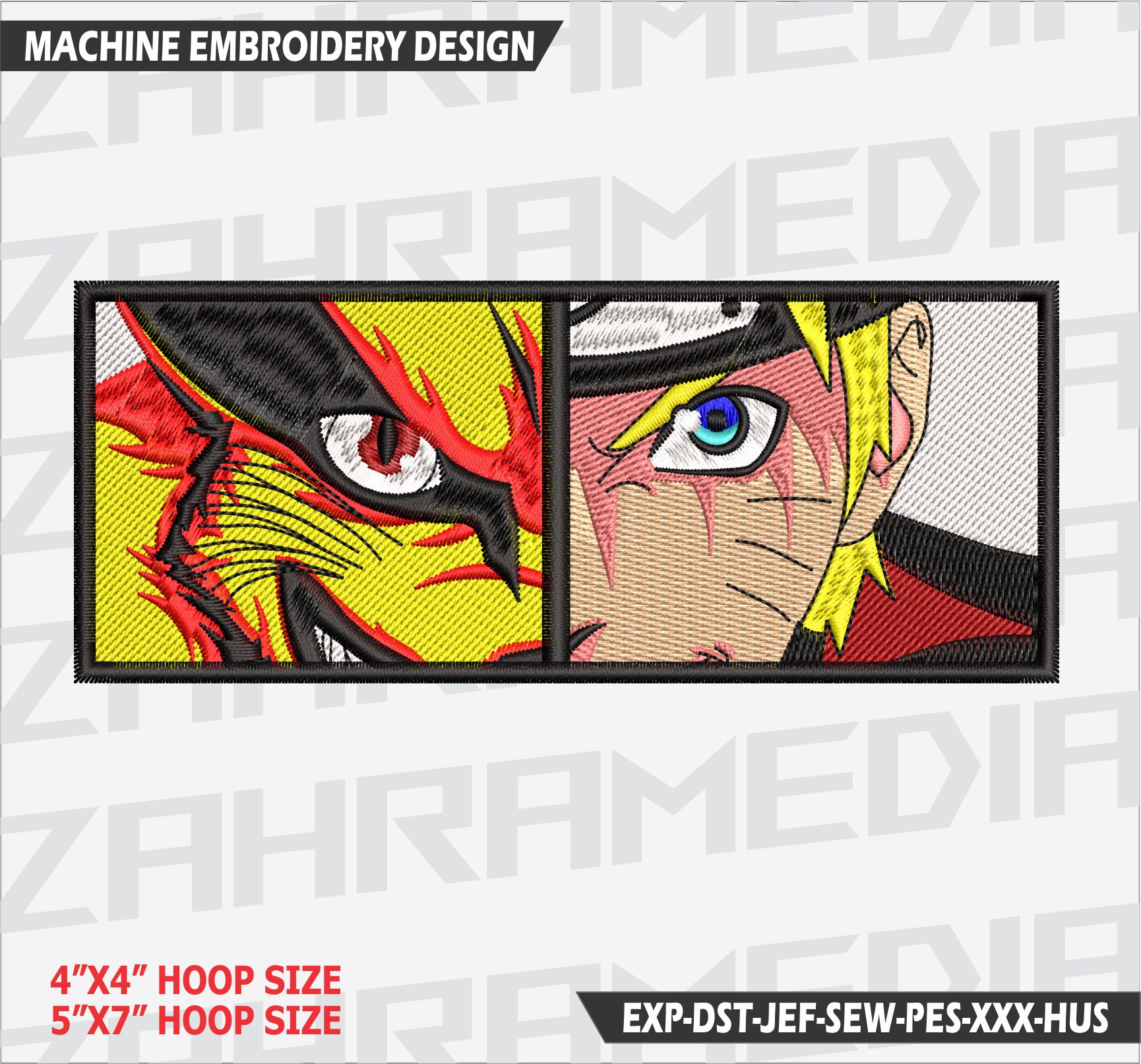 Anime Inspired , Machine Embroidery Design, Files, INSTANT D | Inspire ...
