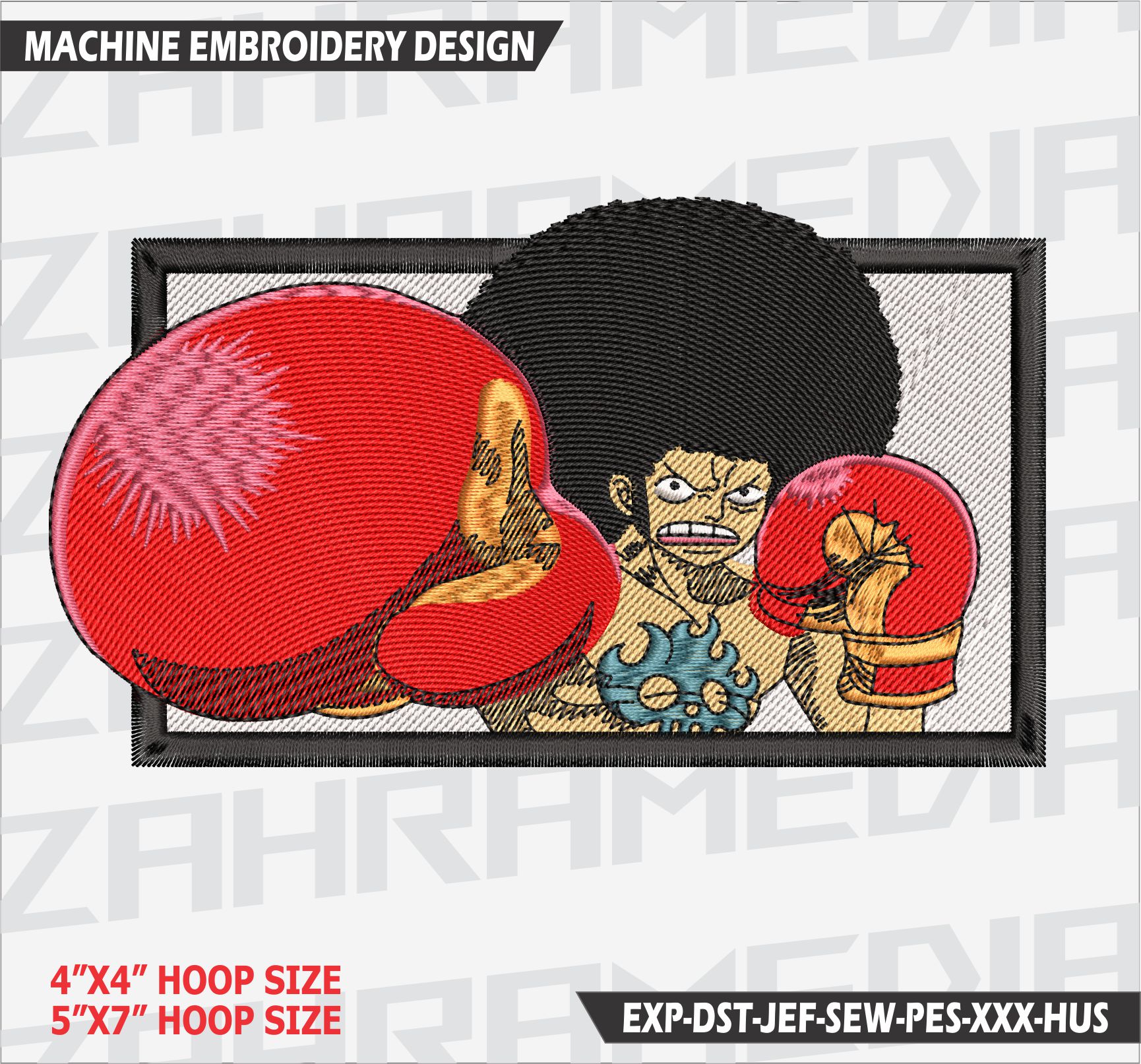 Anime Inspired , Machine Embroidery Design, Files, INSTANT D - Inspire ...