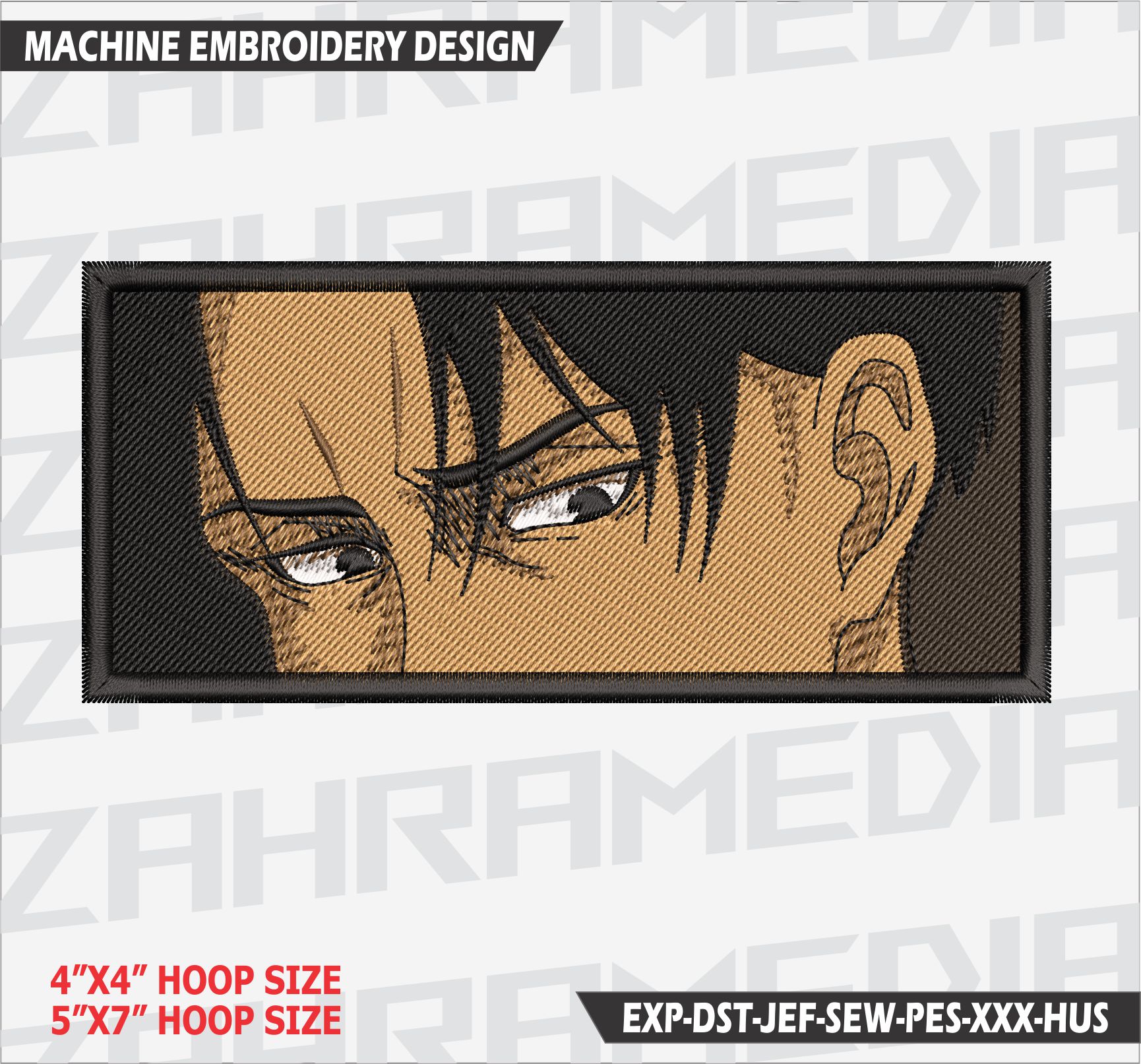 Anime Inspired , Machine Embroidery Design, Files, INSTANT D - Inspire ...