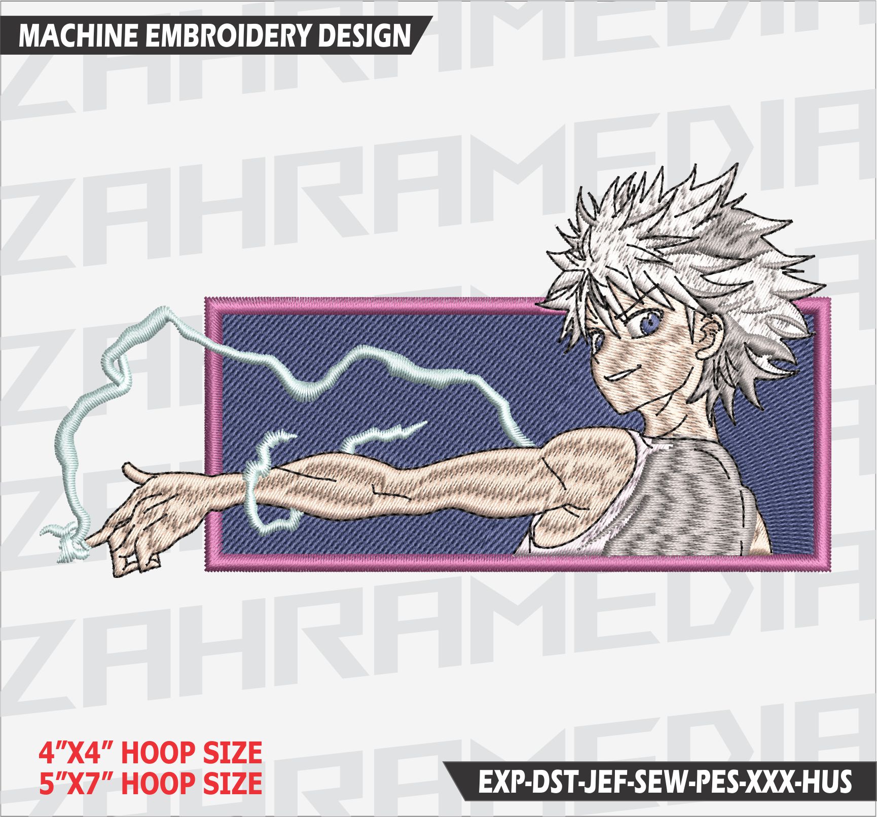 Anime Inspired , Machine Embroidery Design, Files, INSTANT D | Inspire ...