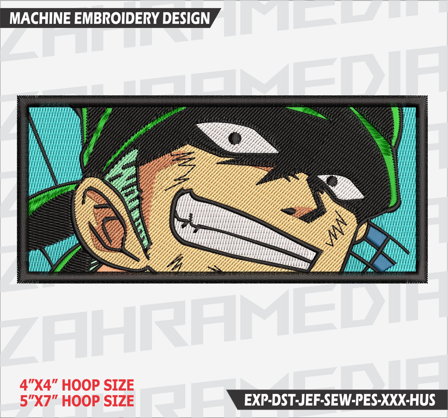 Anime Inspired , Machine Embroidery Design, Files, INSTANT D | Inspire ...