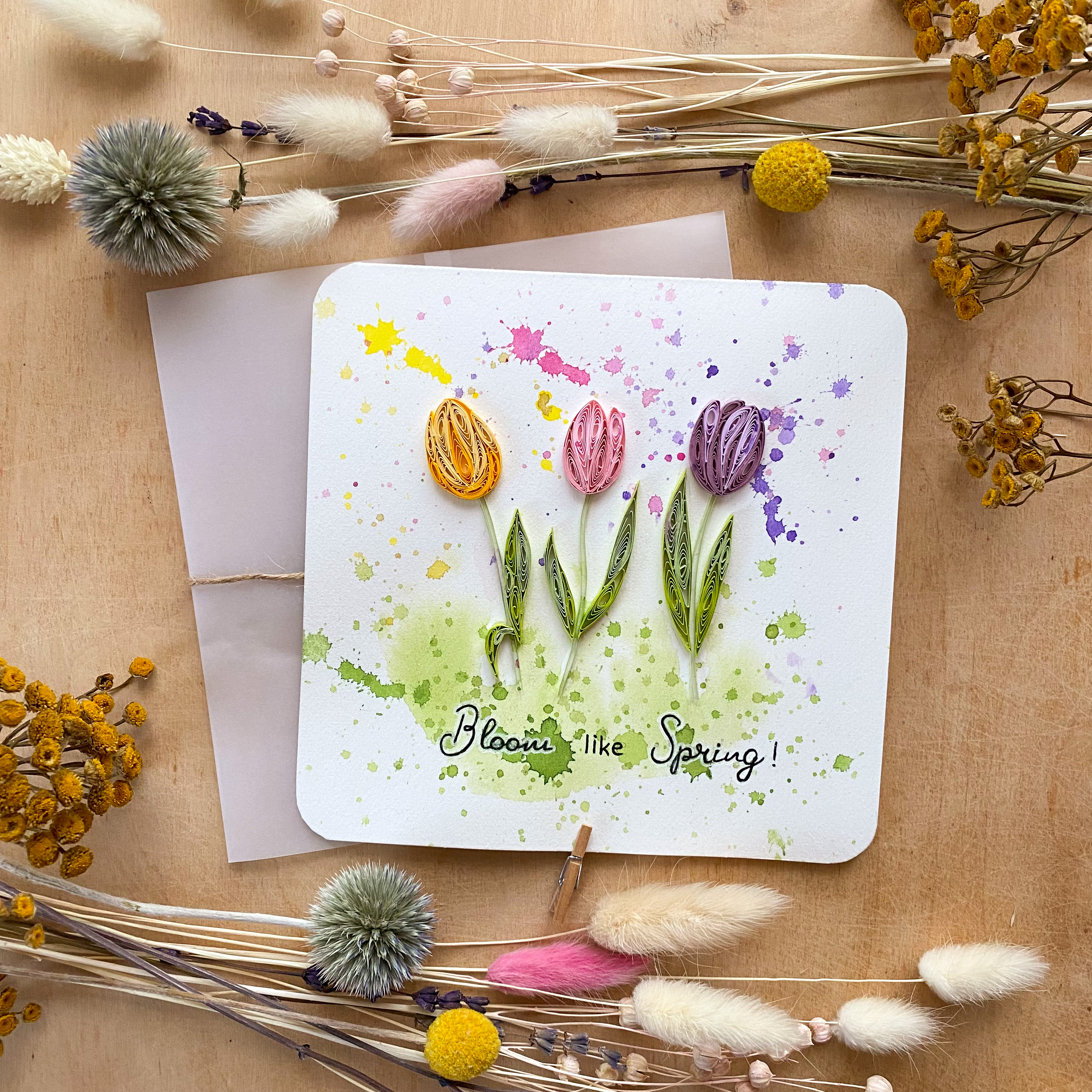Greeting Card - Bloom like Spring! - Spring gift card | Inspire Uplift