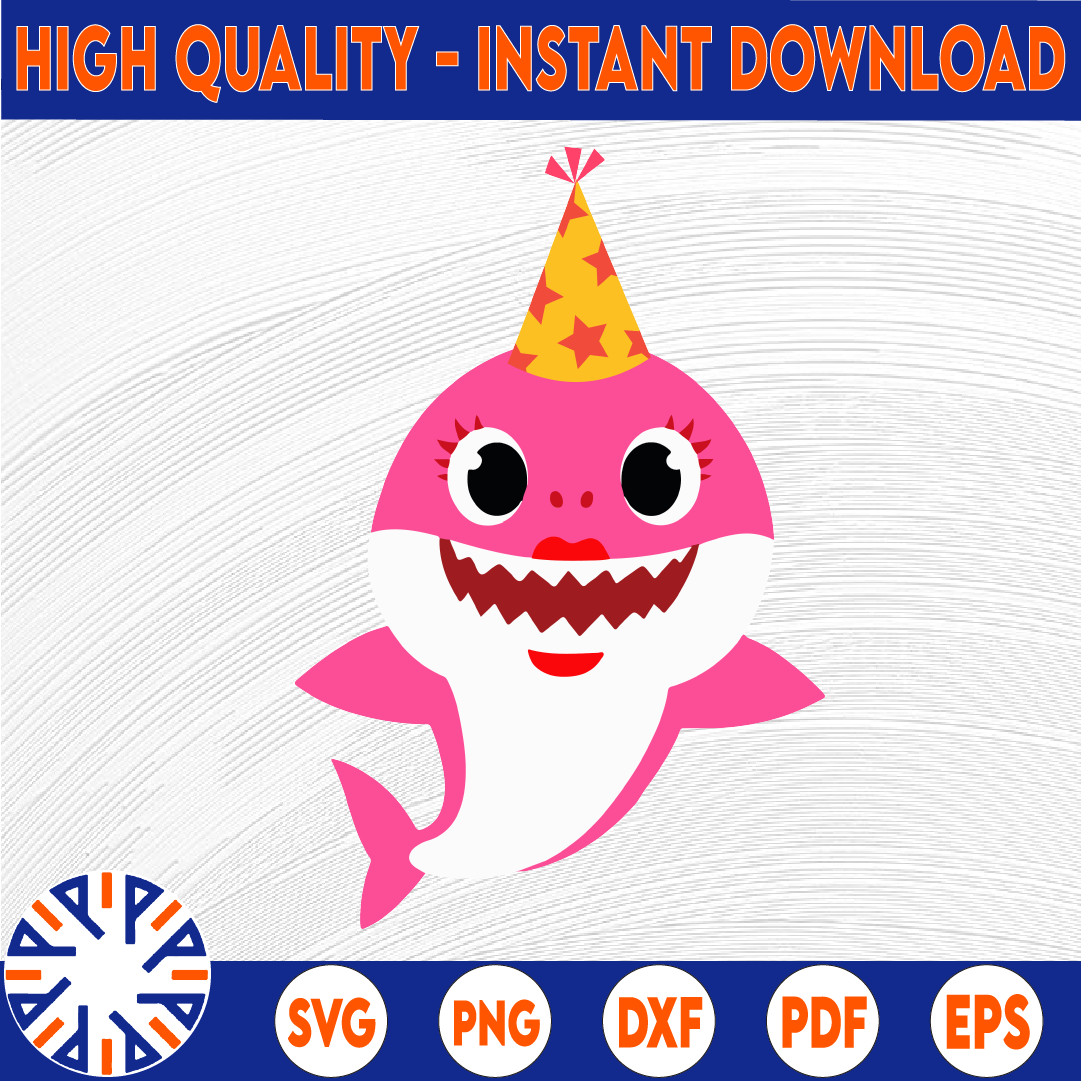 Mommy Shark Birthday SVG, Cricut Cut files, Shark Family doo