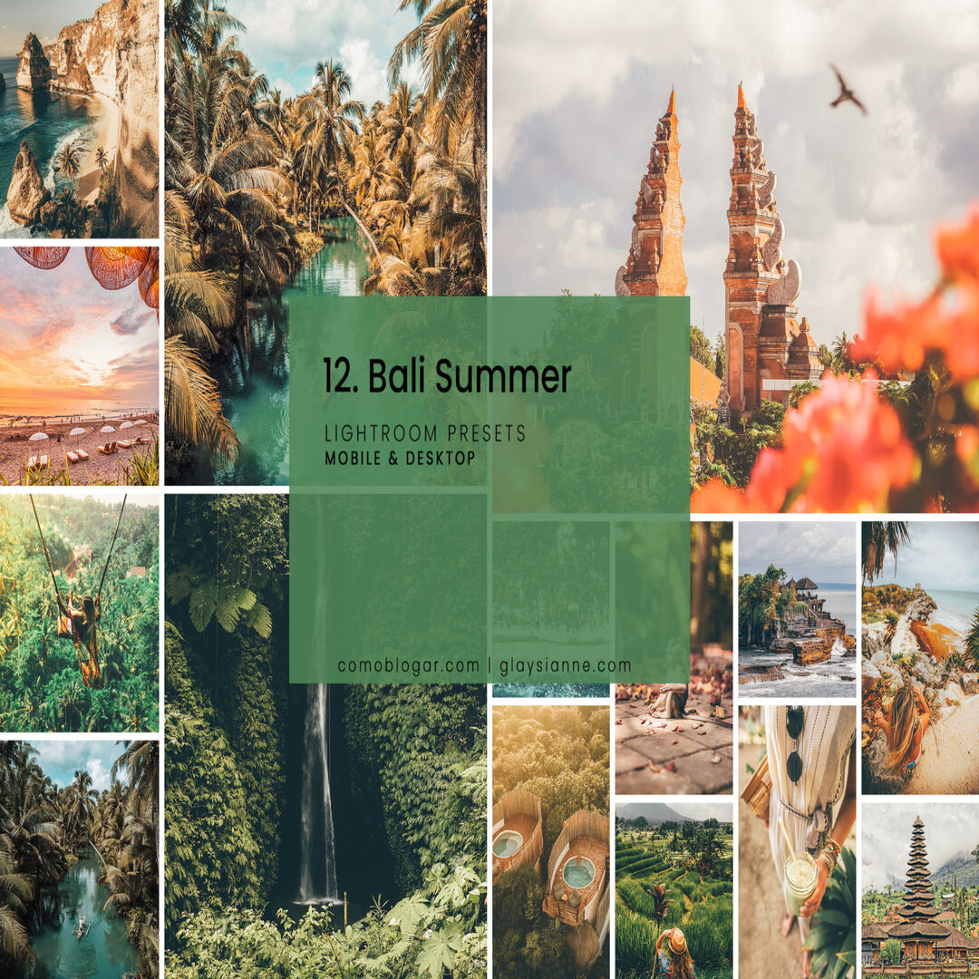 Bali Summer Lightroom Presets Mobile & Desktop Presets Inspire Uplift