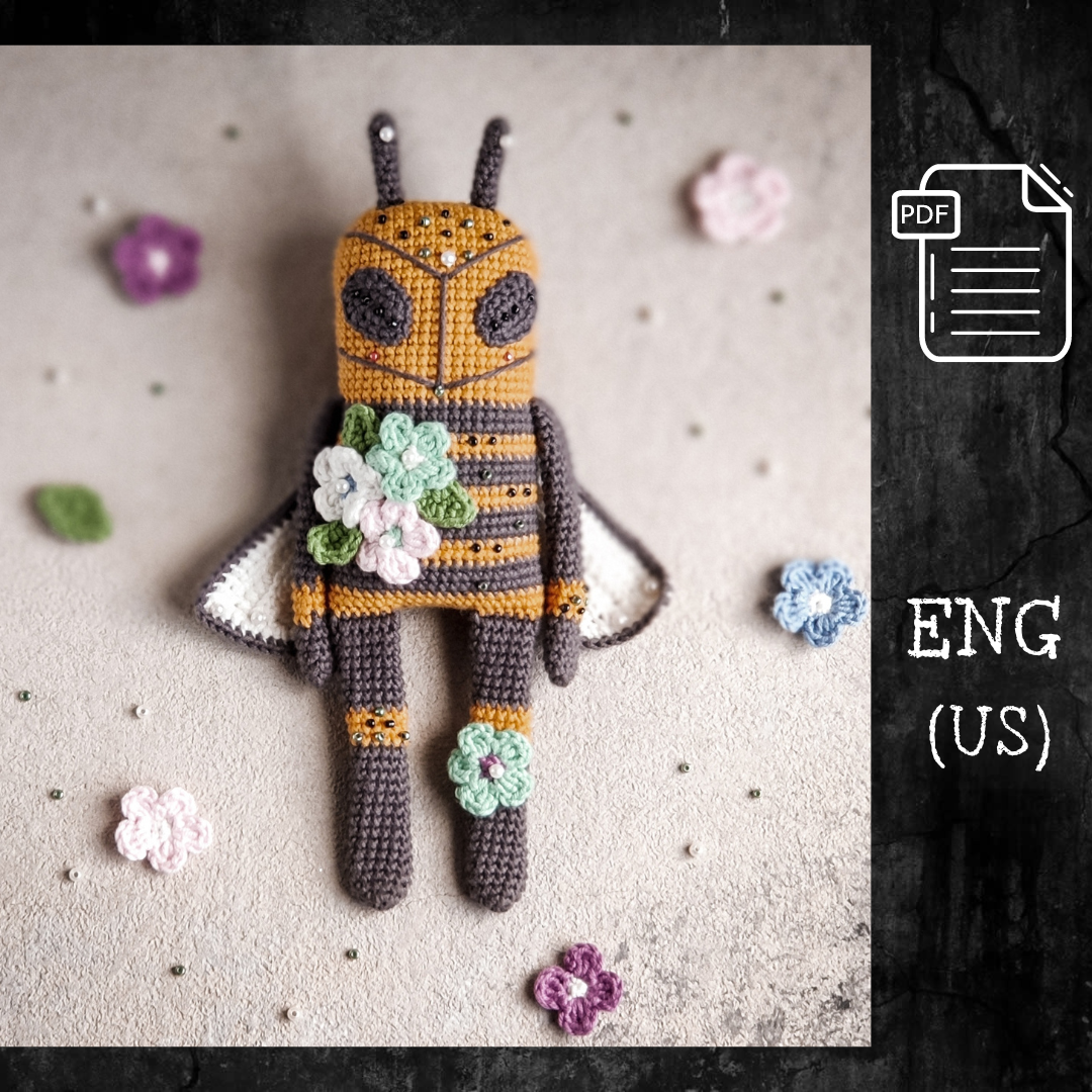 Crochet Bee pattern / Crochet bumble bee / Bee Amigurumi / C | Inspire ...