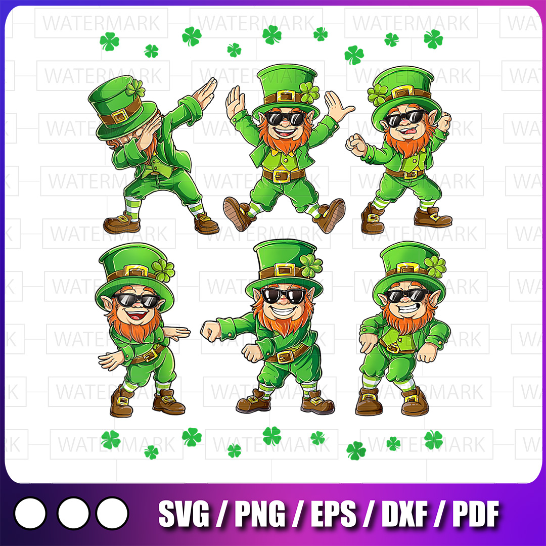 Dancing Leprechauns St Patrick's Day PNG, Happy Leprechaun E | Inspire ...