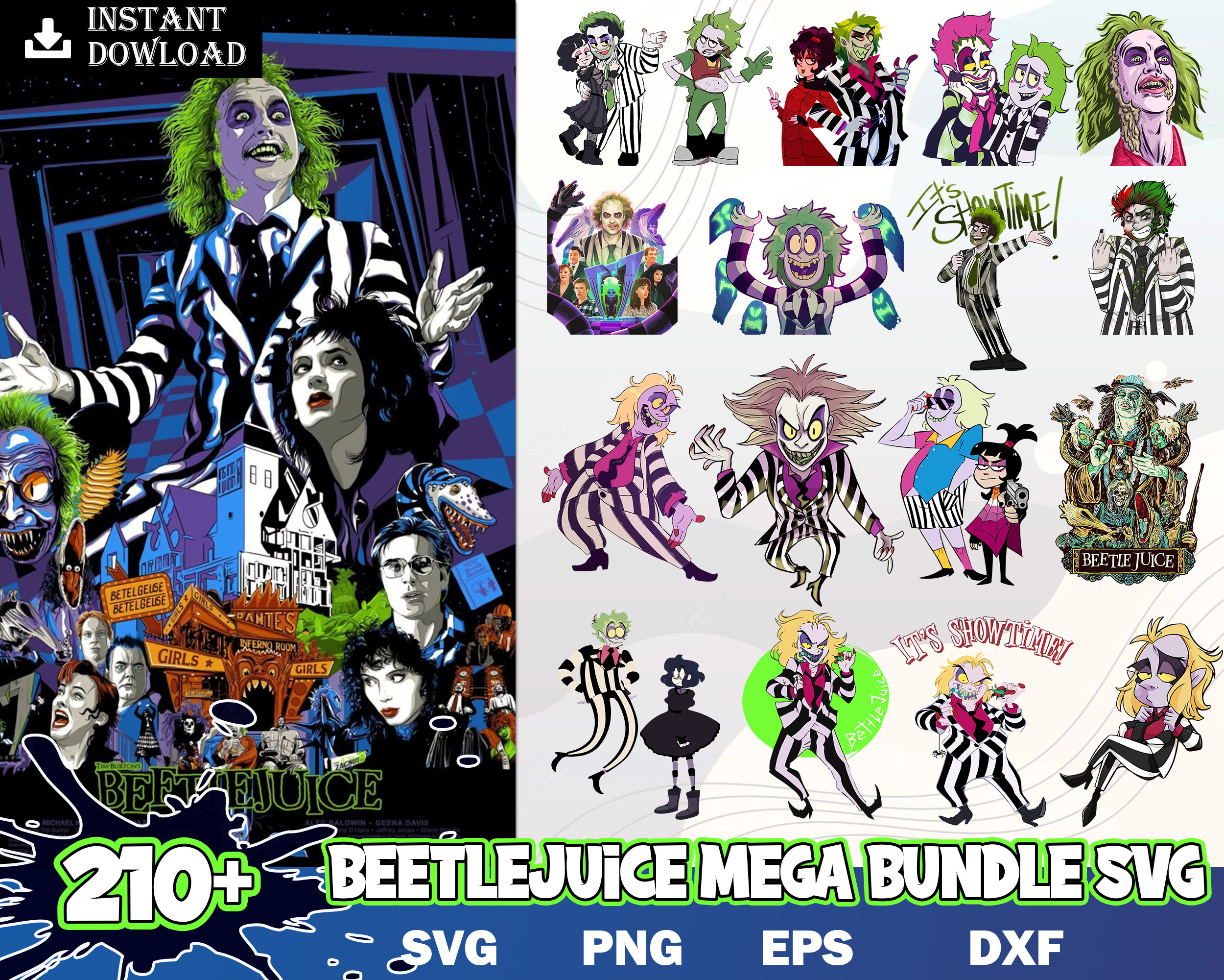 210 Beetlejuice Bundle Svg, Beetlejuice Svg, Horror Movie Sv | Inspire ...