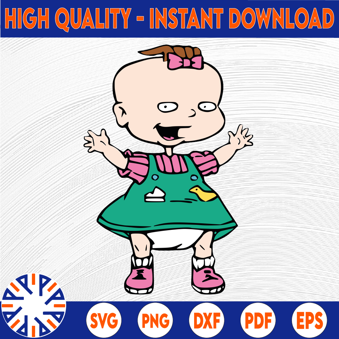 Lil From Rugrats Lil DeVille Rugrats SVG, png, dxf, Cricut, Silhouette Cut Fi - Inspire ...