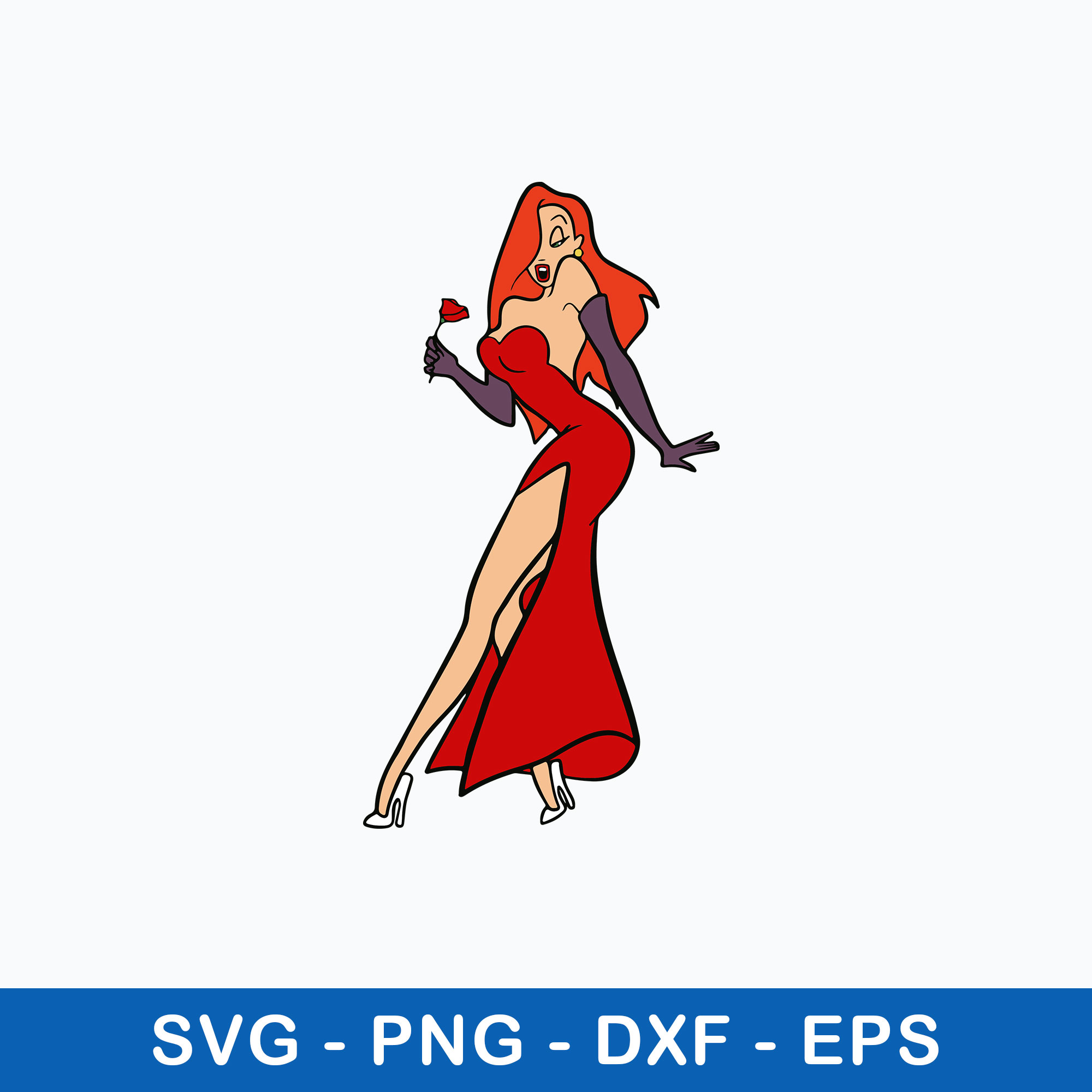 Jessica Rabbit Svg, Jessica Svg, Disney Svg, Png Dxf Eps Fil Inspire