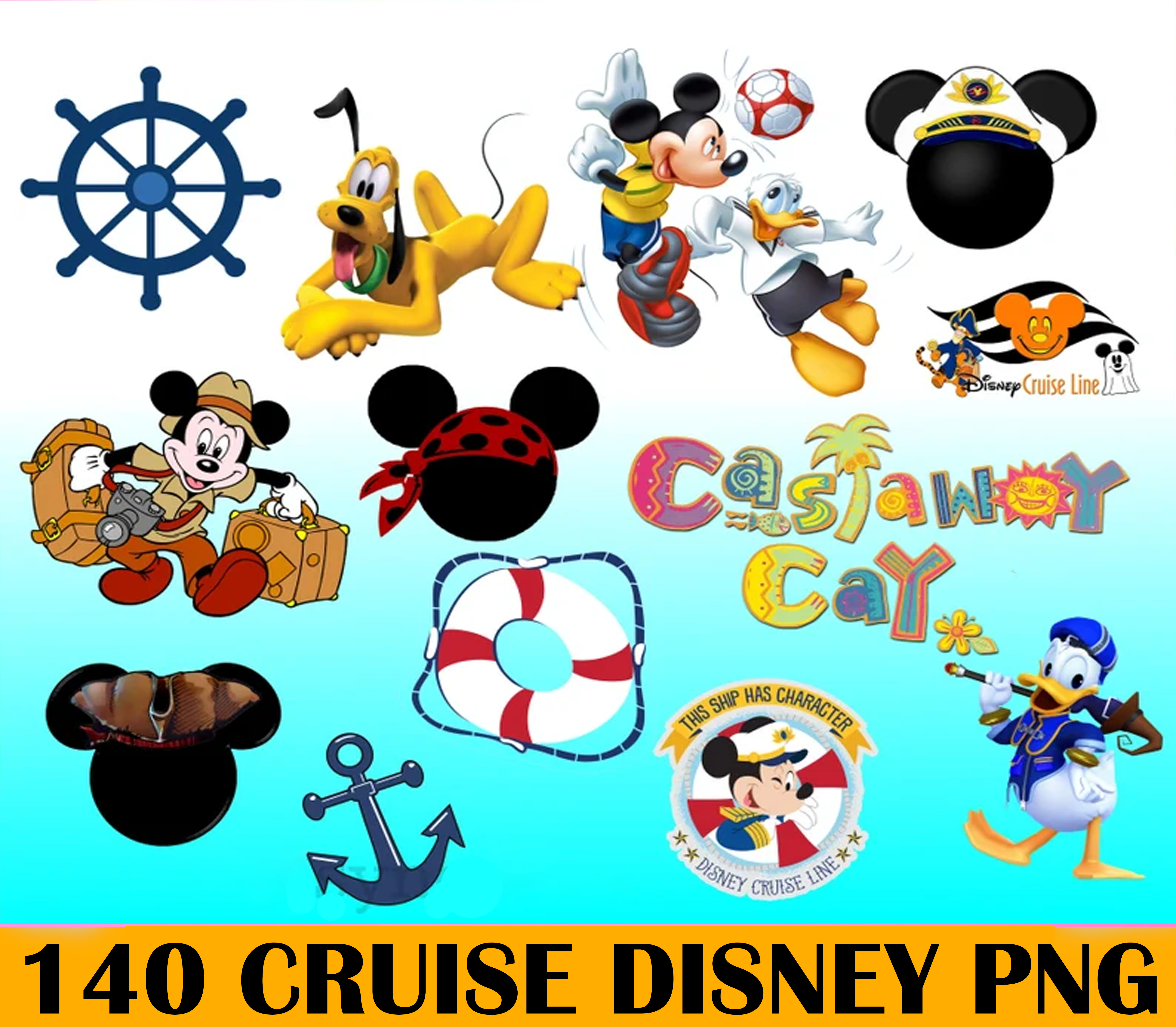 Mickey Mouse Cruse Disney Png, Mickey PNG Clipart, Digital D