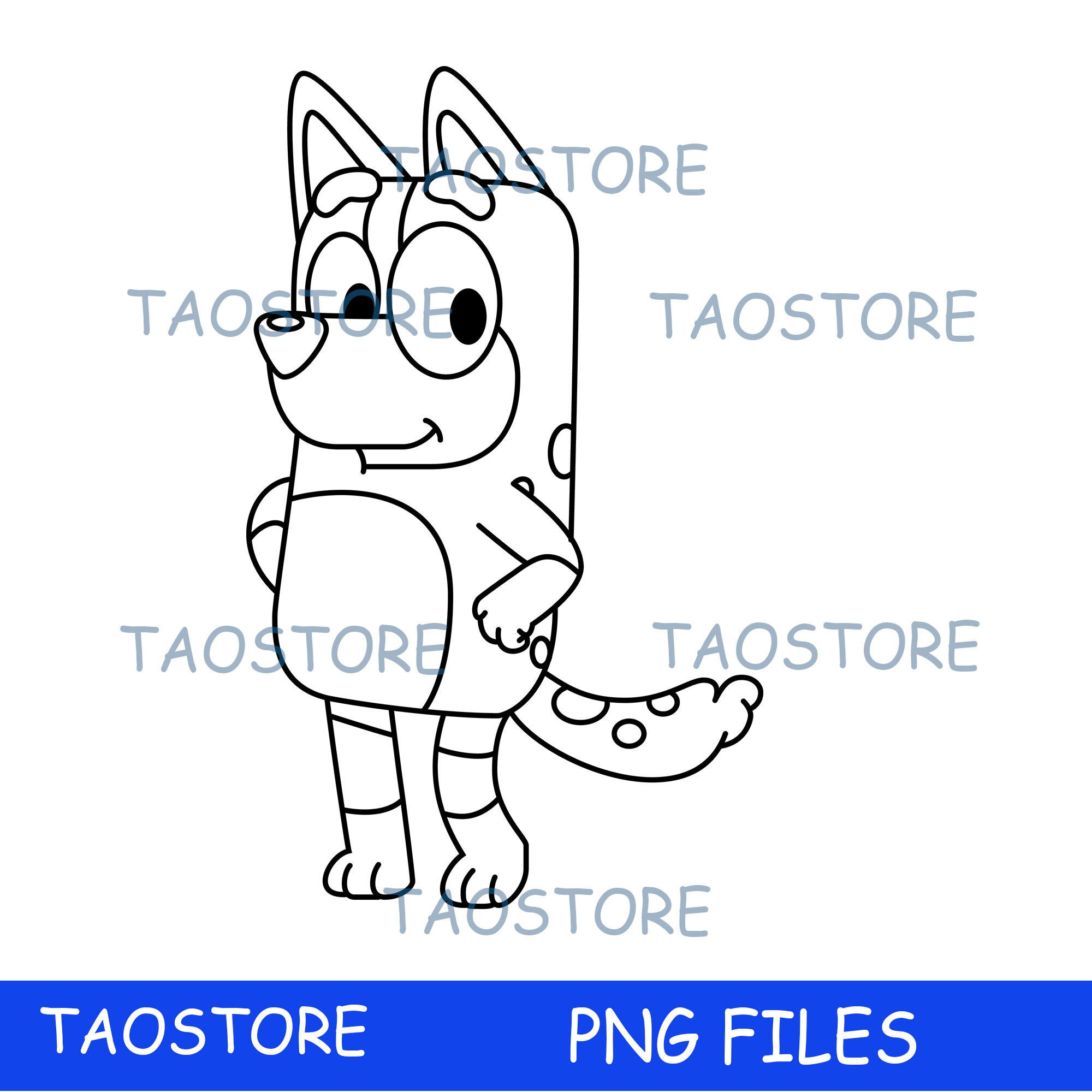 BLUEY characters Cartoon,Birthday Party Digital, PNG, png fi | Inspire ...