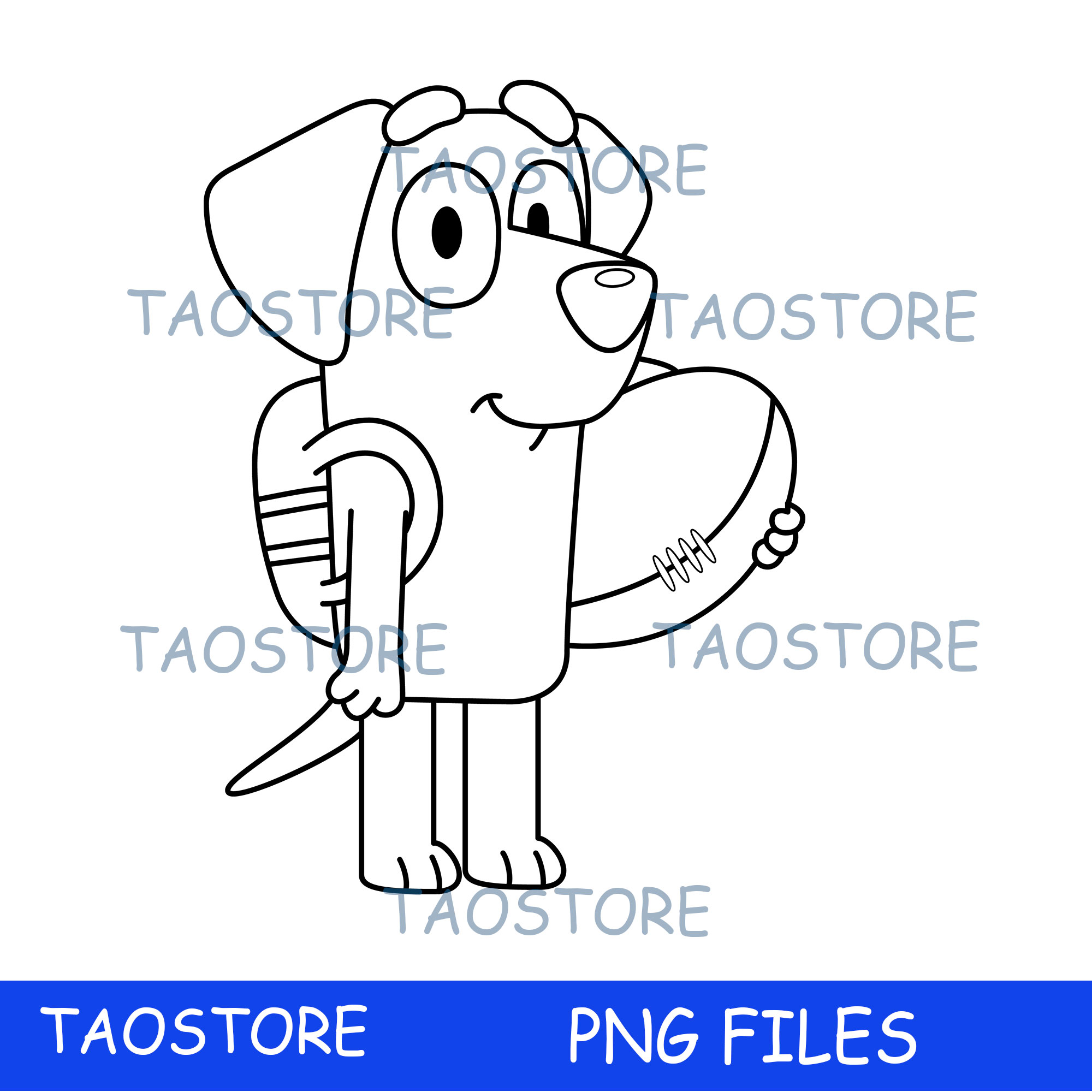 BLUEY characters Cartoon,Birthday Party Digital, PNG, png fi | Inspire ...