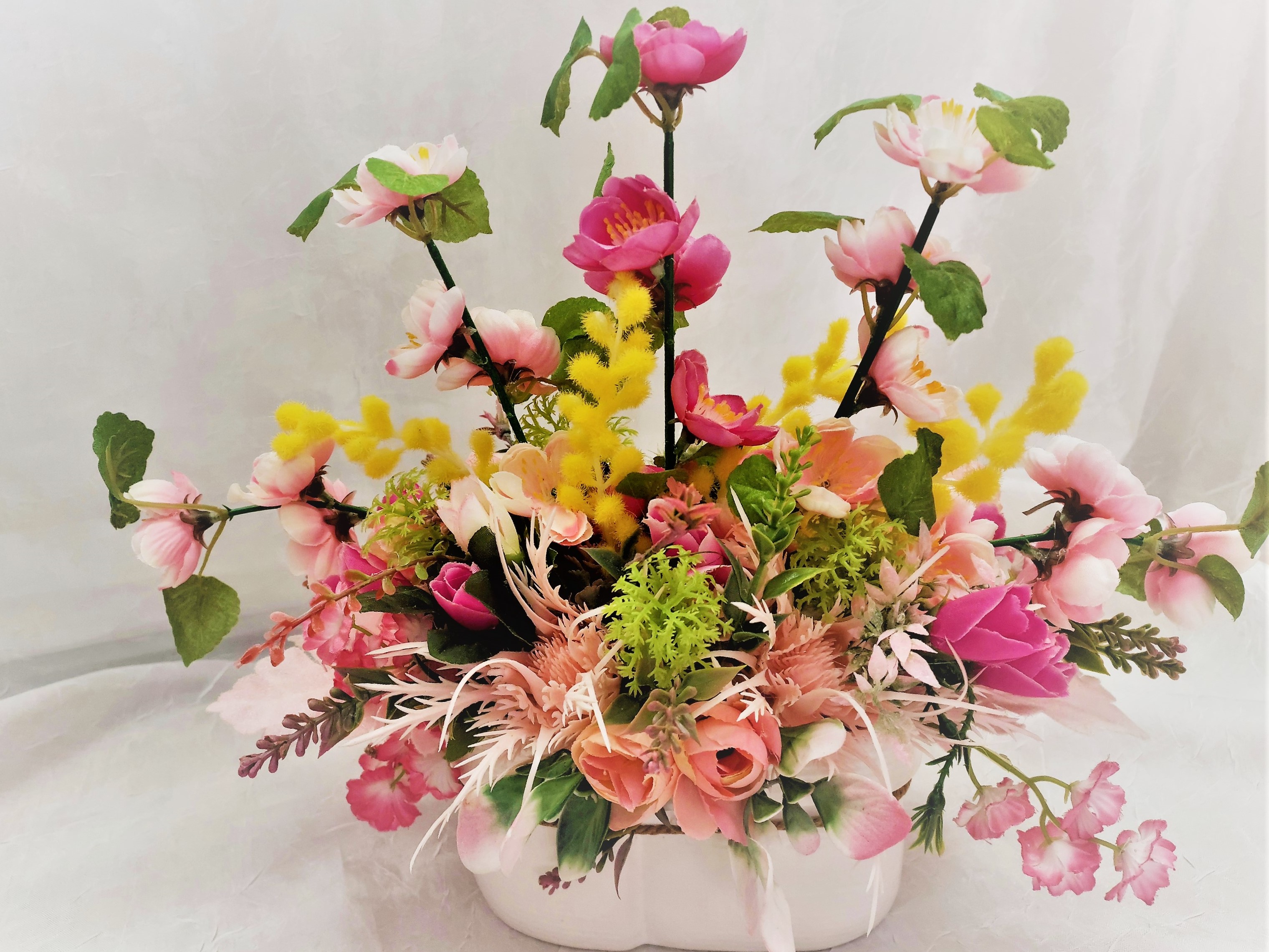 Asian Silk Flower Arrangements