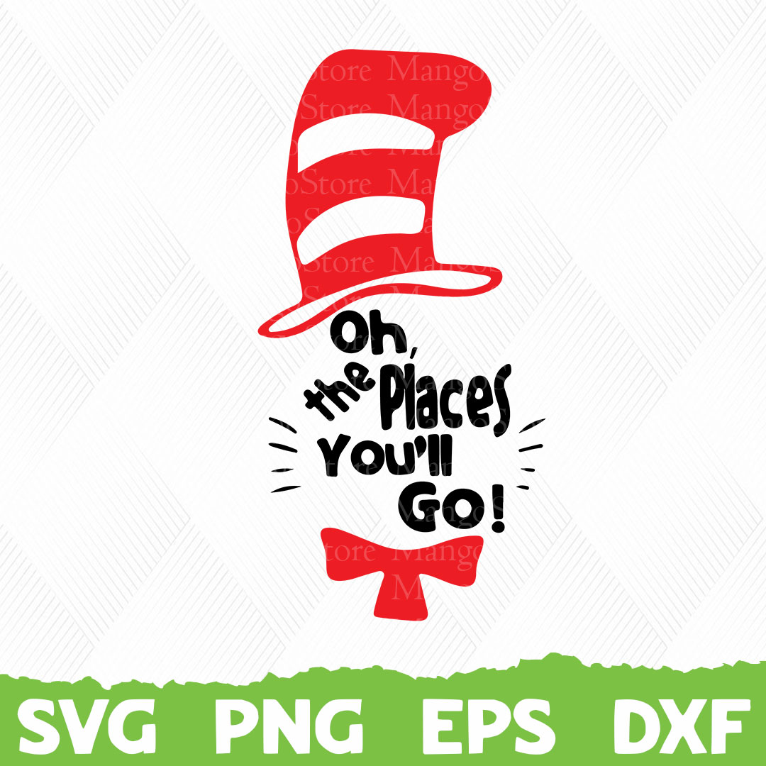 Dr Seuss Svg, Dr Seuss Cat In The Hat, Horton svg, Lorax svg - Inspire ...