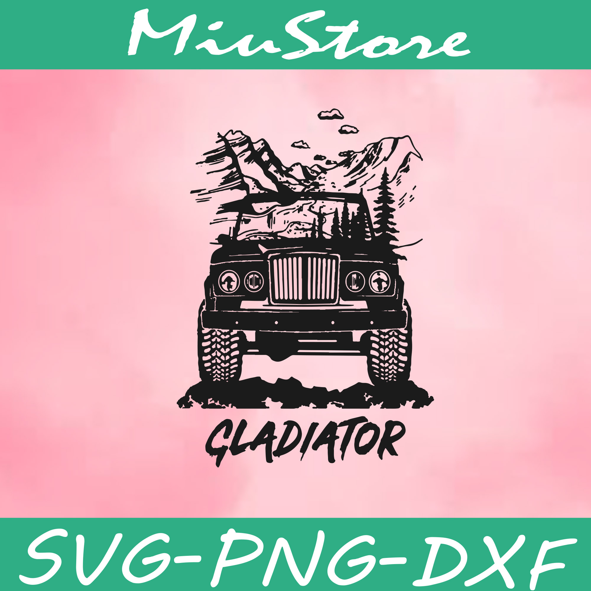 Jeep Gladiator Svg,png,dxf,clipart,cricut - Inspire Uplift