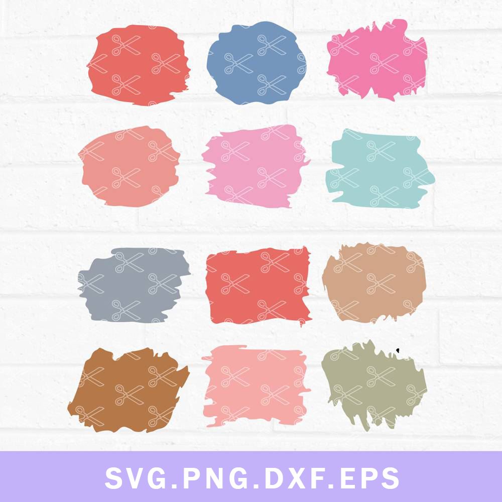 Bundle Paint Brush Strokes Svg, Paint Brush Strokes Svg, Pai Inspire