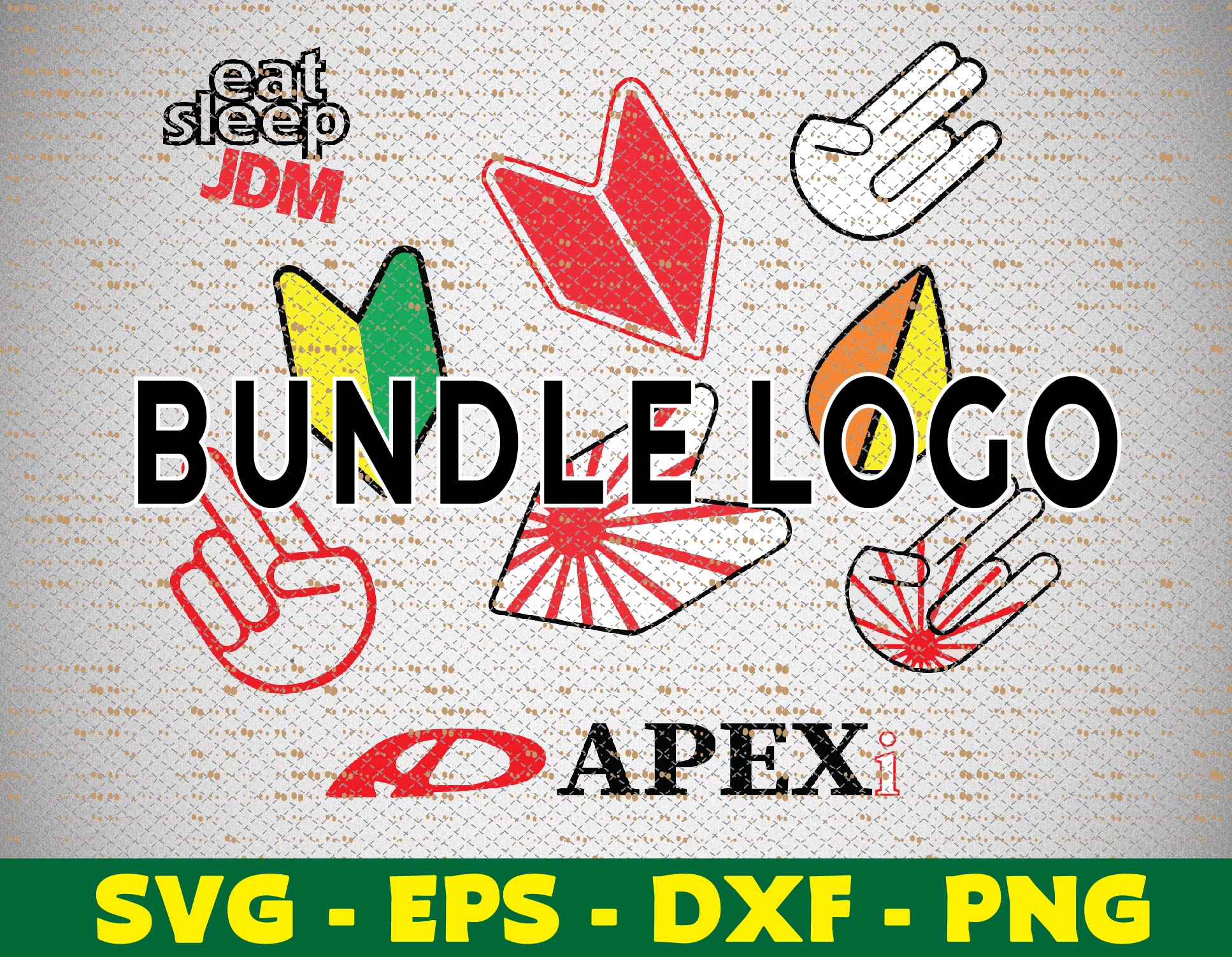 JDM Bundle SVG, JDM svg, Car Sticker Svg, Eps,dxf,cricut,sil - Inspire