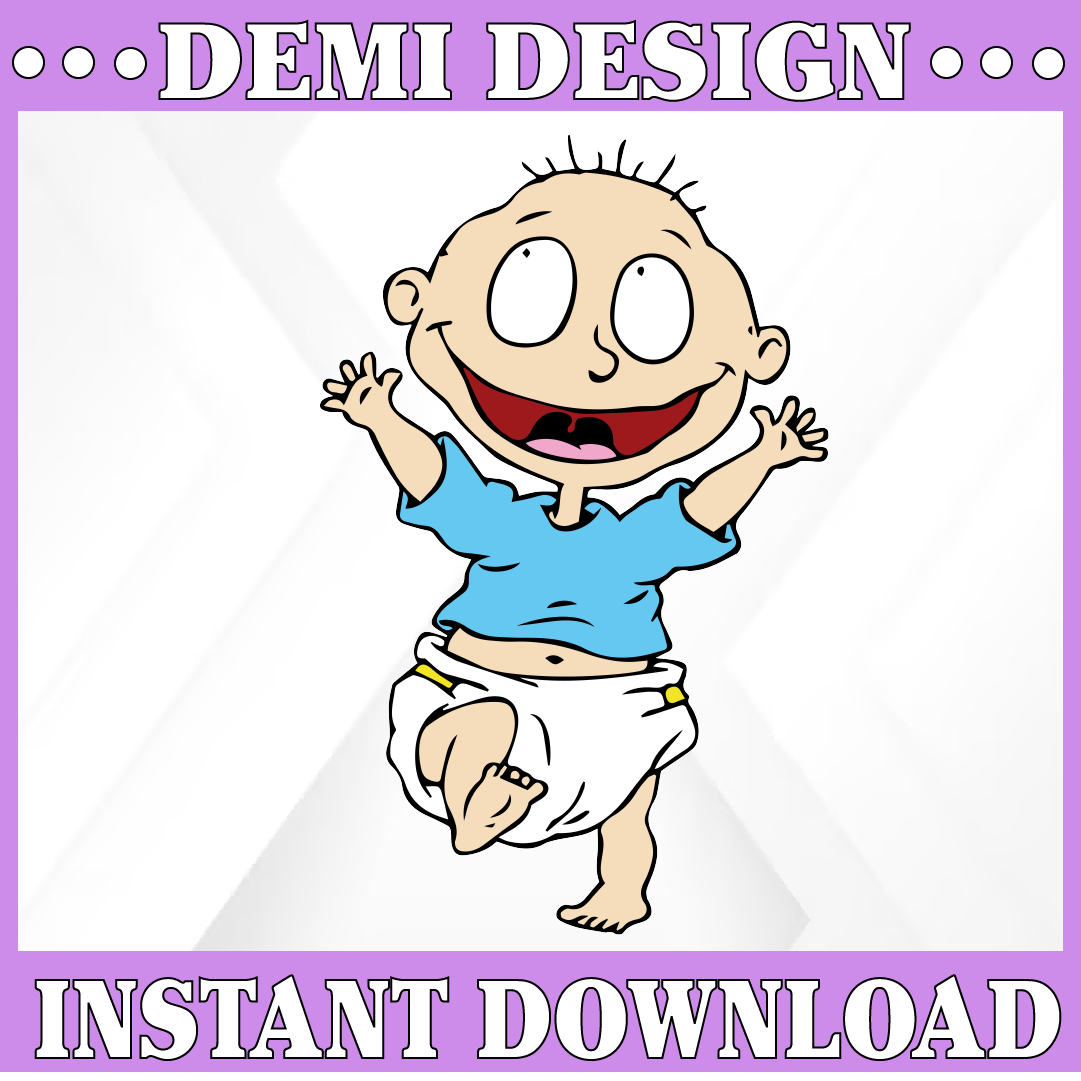 Tommy Pickles Rugrats SVG, png,eps, dxf, Cricut, Silhouette Inspire