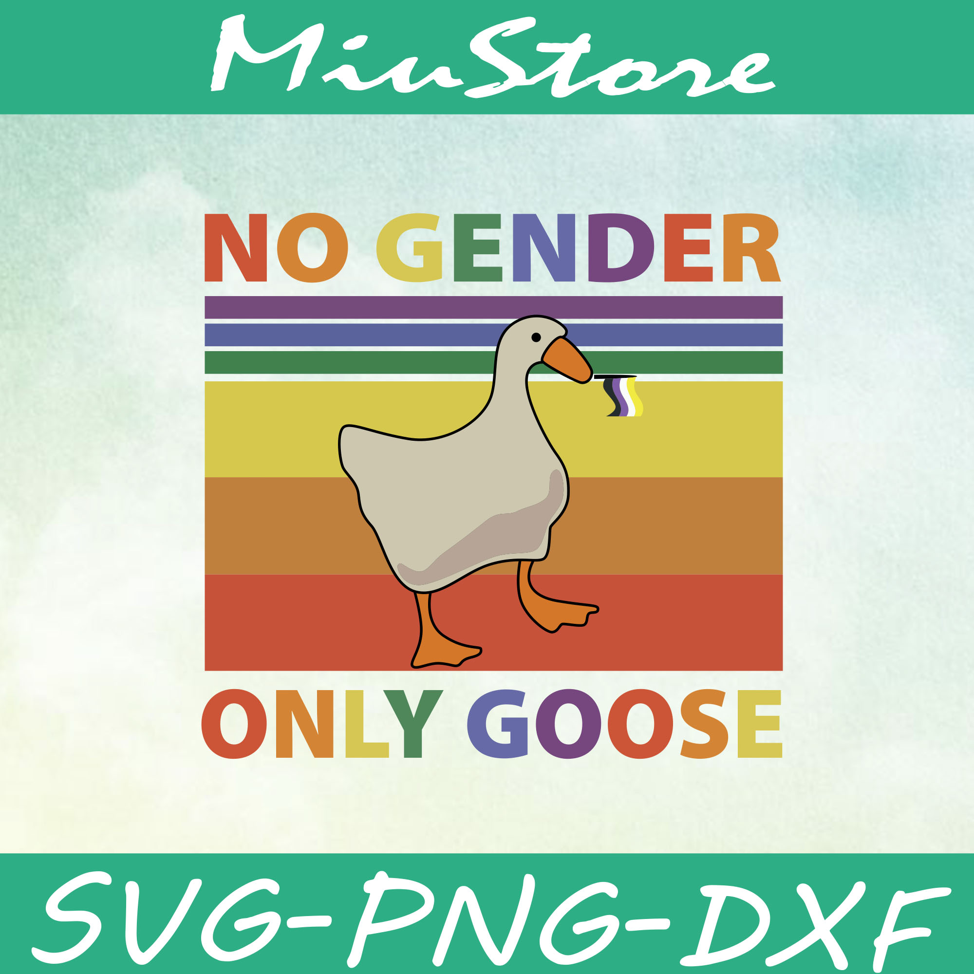No Gender Only Goose SVG, Duck LGBT SVG,png,dxf,cricut Inspire Uplift