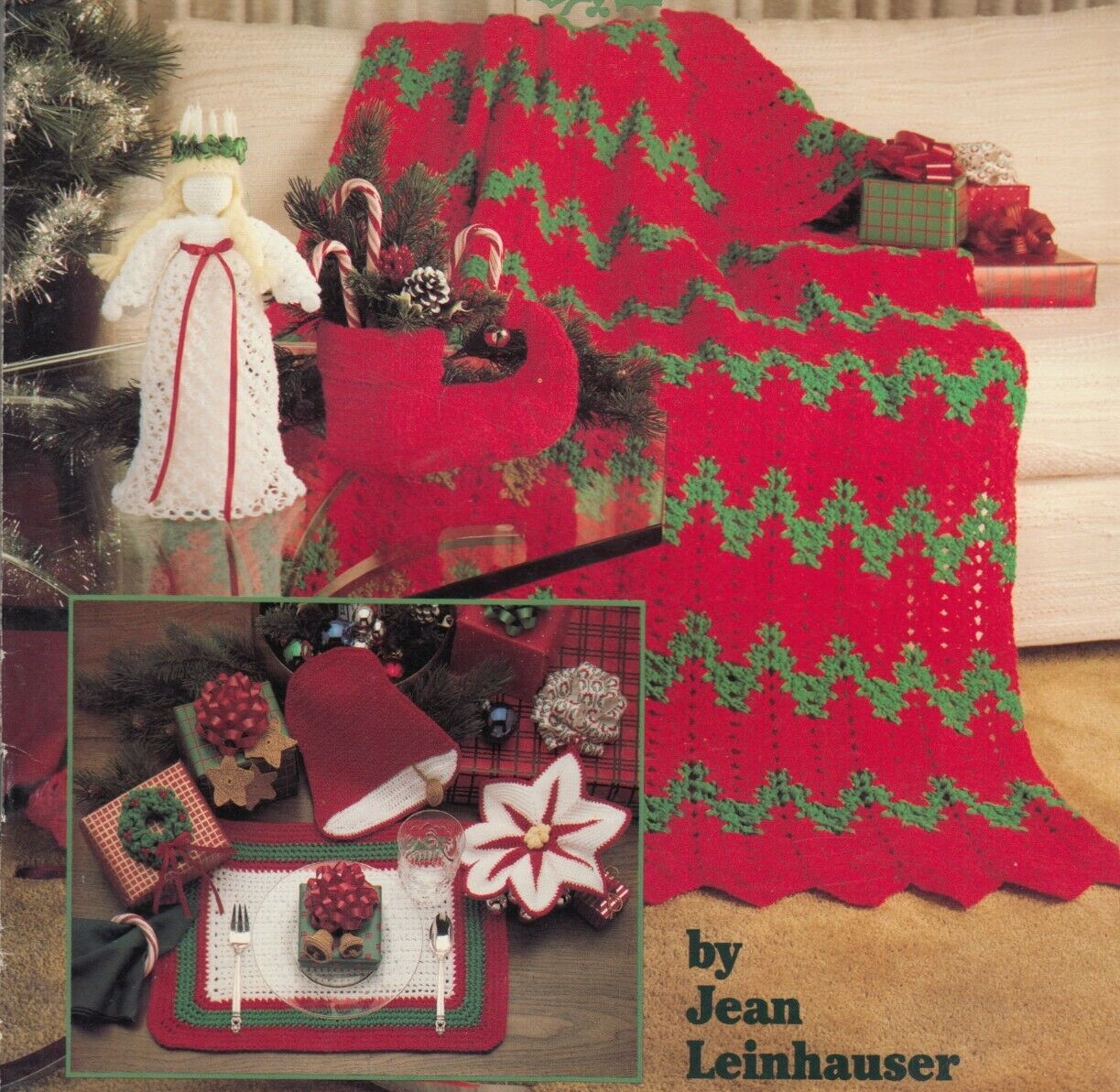 Christmas Favorites Vintage Crochet Pattern PDF Afghan Chris Inspire