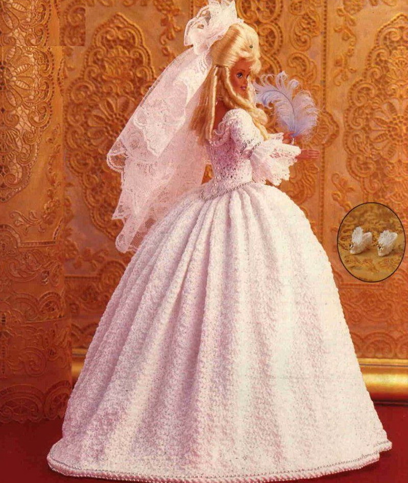 Barbie Crochet Patterns - 1778 Louis XVI Bride - Crochet Col | Inspire  Uplift